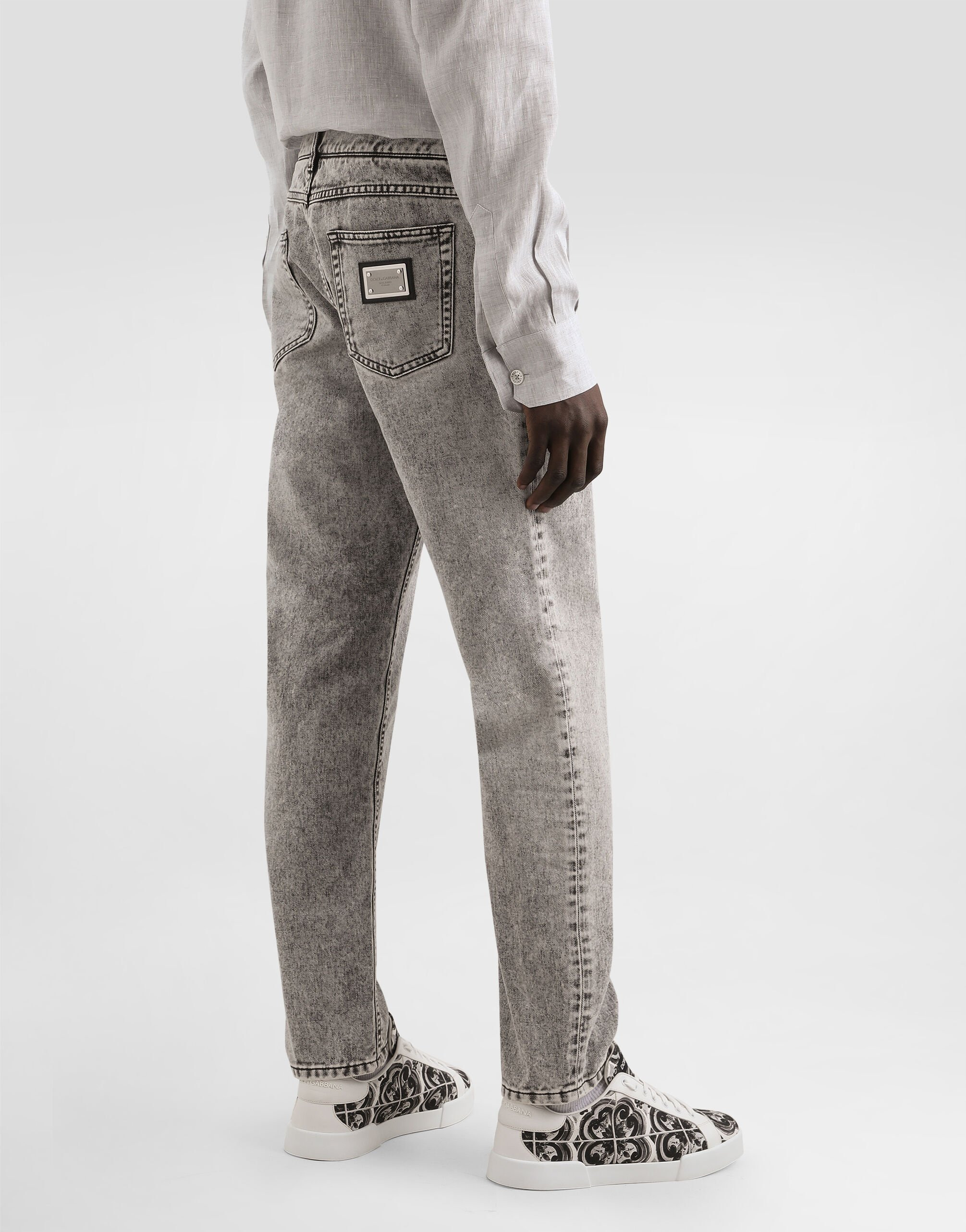 Regular cotton jeans - 3