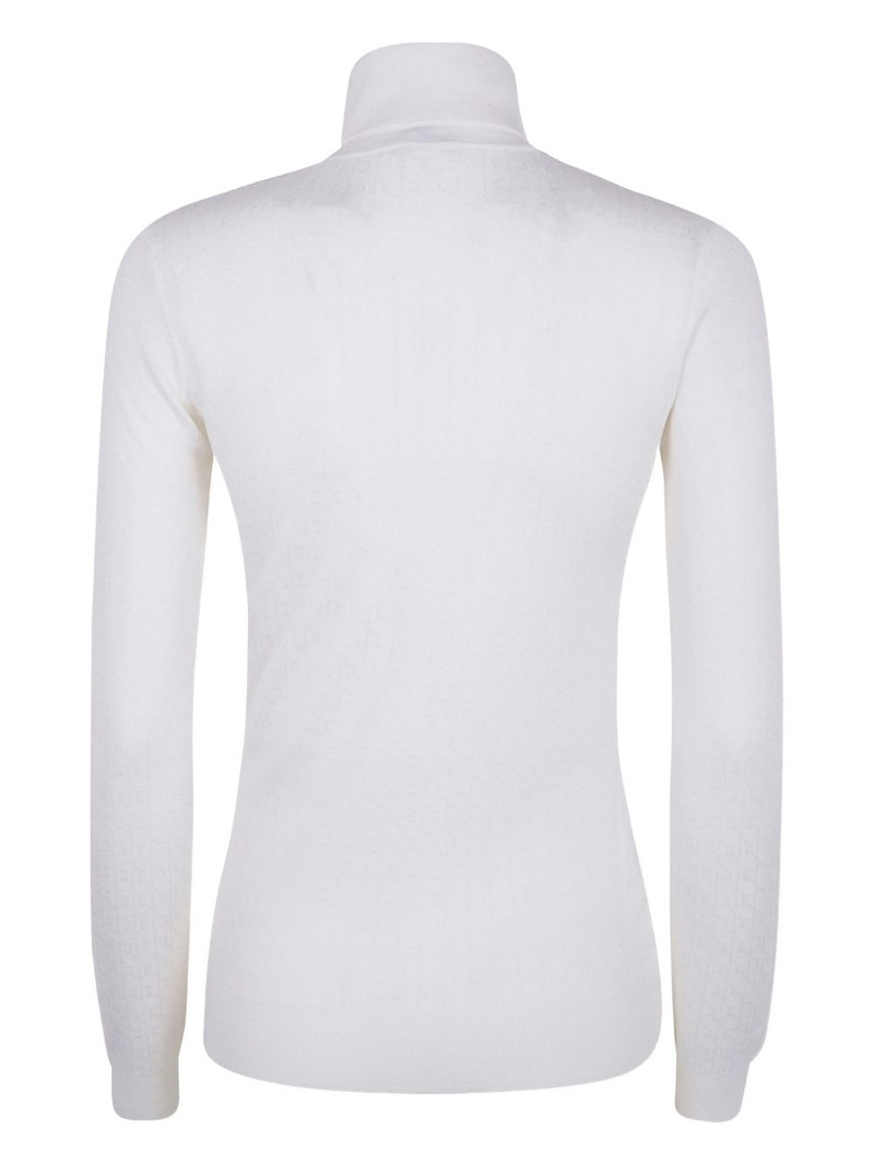 ELISABETTA FRANCHI roll-neck knit sweater outlook
