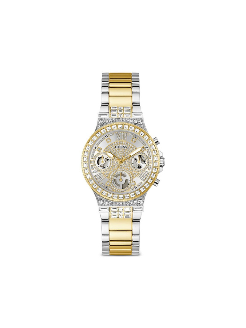 crystal-embellished quartz 36mm 1