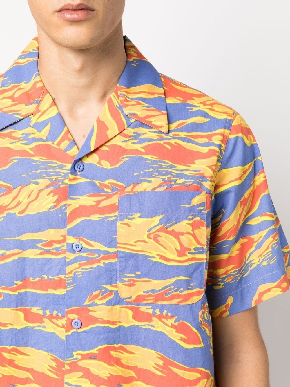 graphic-print camp-collar shirt - 5