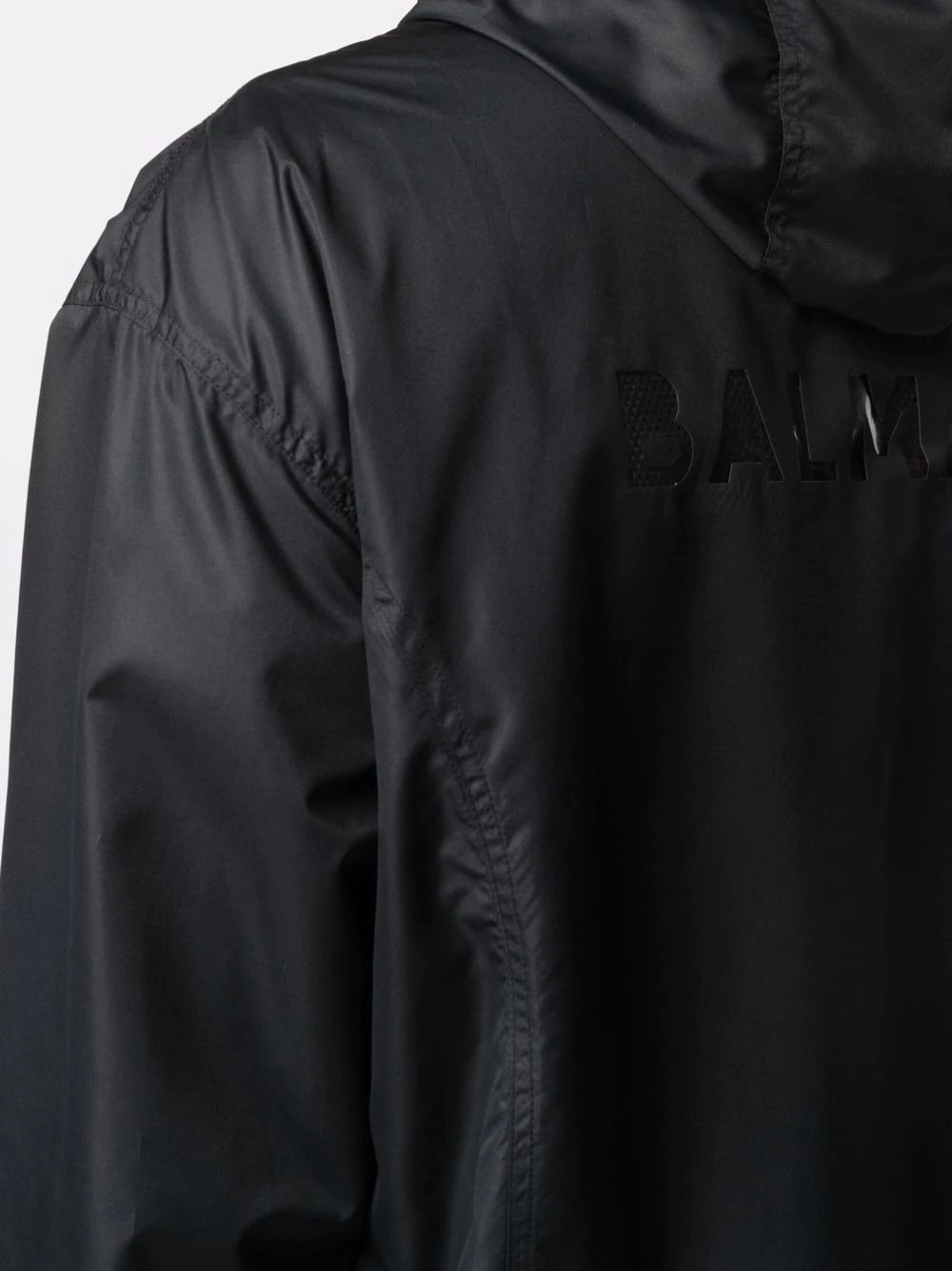 logo-print hooded jacket - 5