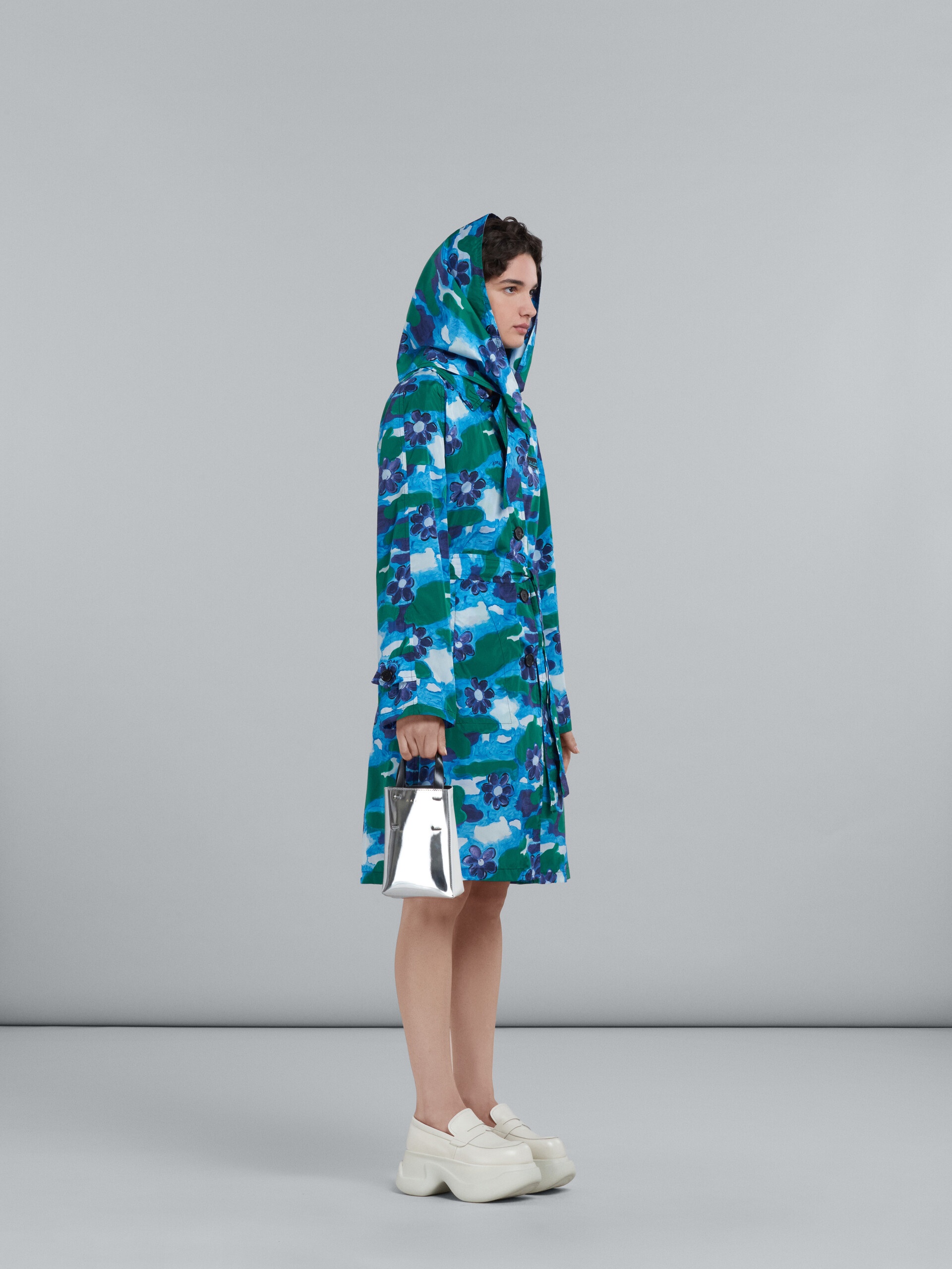 PRINTED TRENCH COAT - 6
