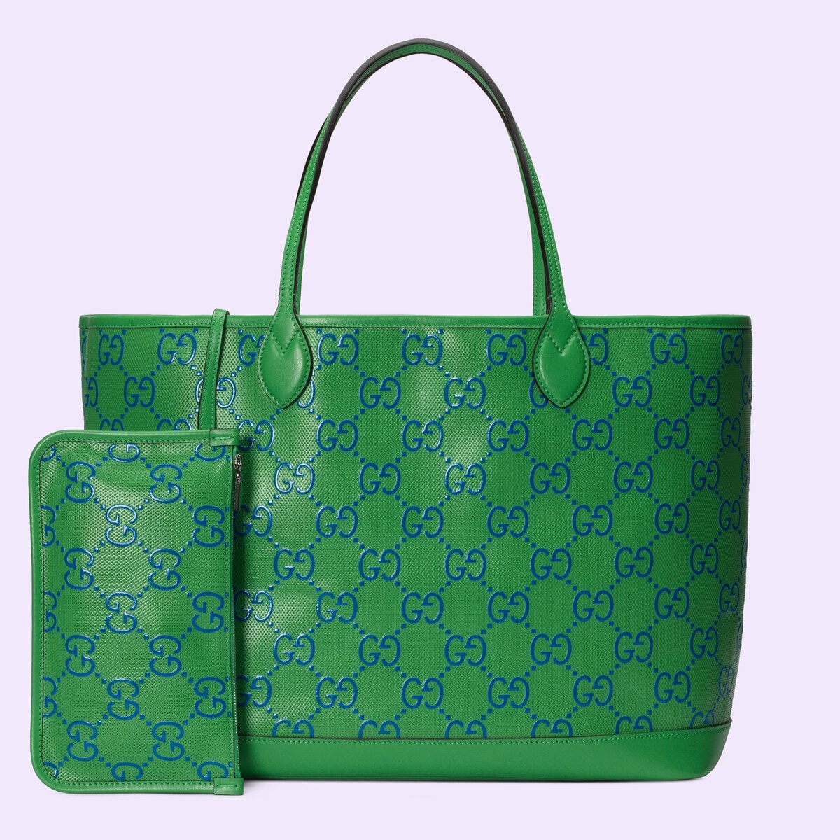 GG large embossed tote bag - 5