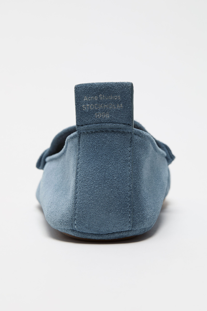 Suede loafers - Denim blue 5
