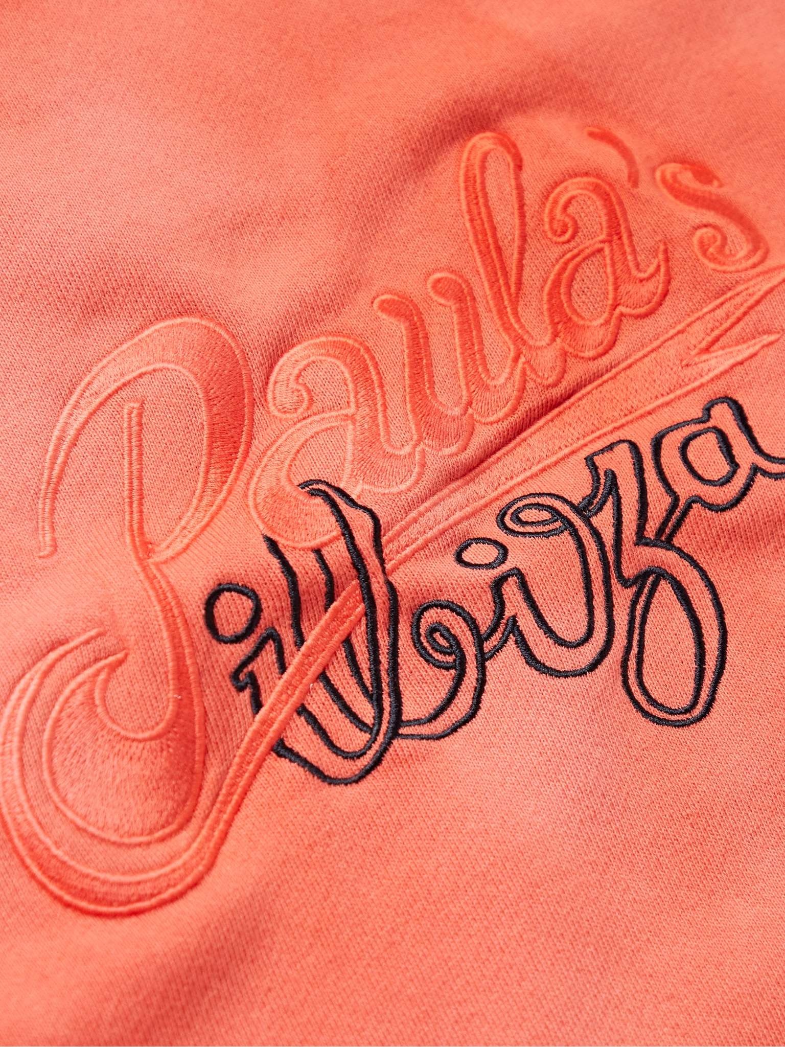 + Paula's Ibiza Logo-Embroidered Tie-Dyed Loopback Cotton-Jersey Sweatshirt - 3