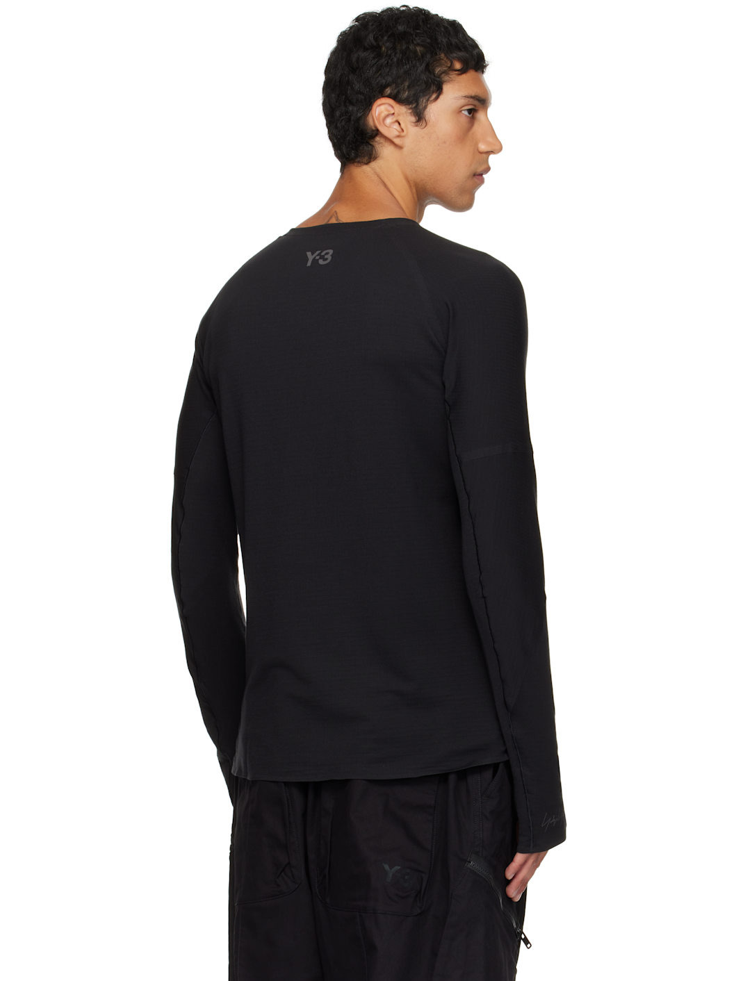 Gray Running Long Sleeve T-shirt - 3