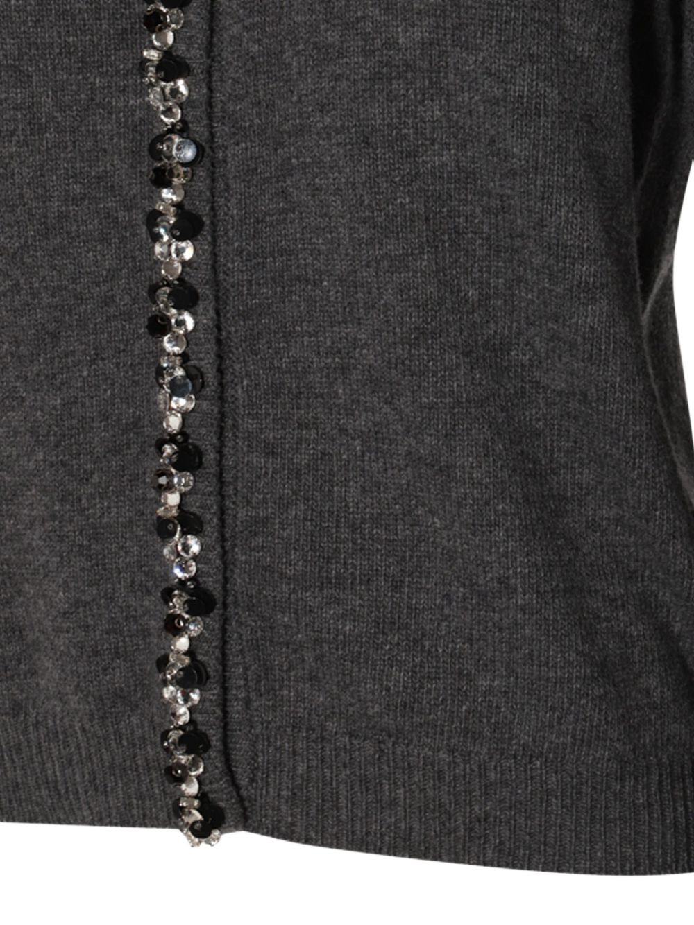 sequin-embellished wool cardigan - 3