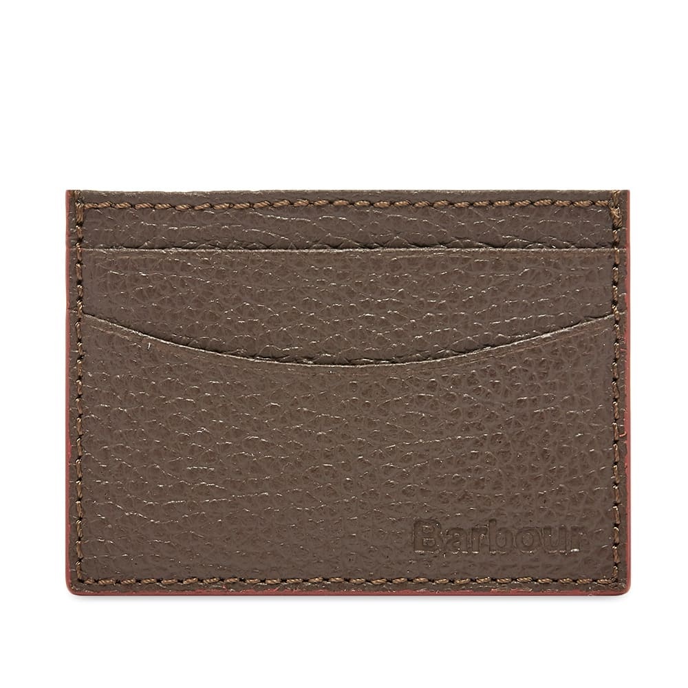 Barbour Grain Leather Card Holder - 1