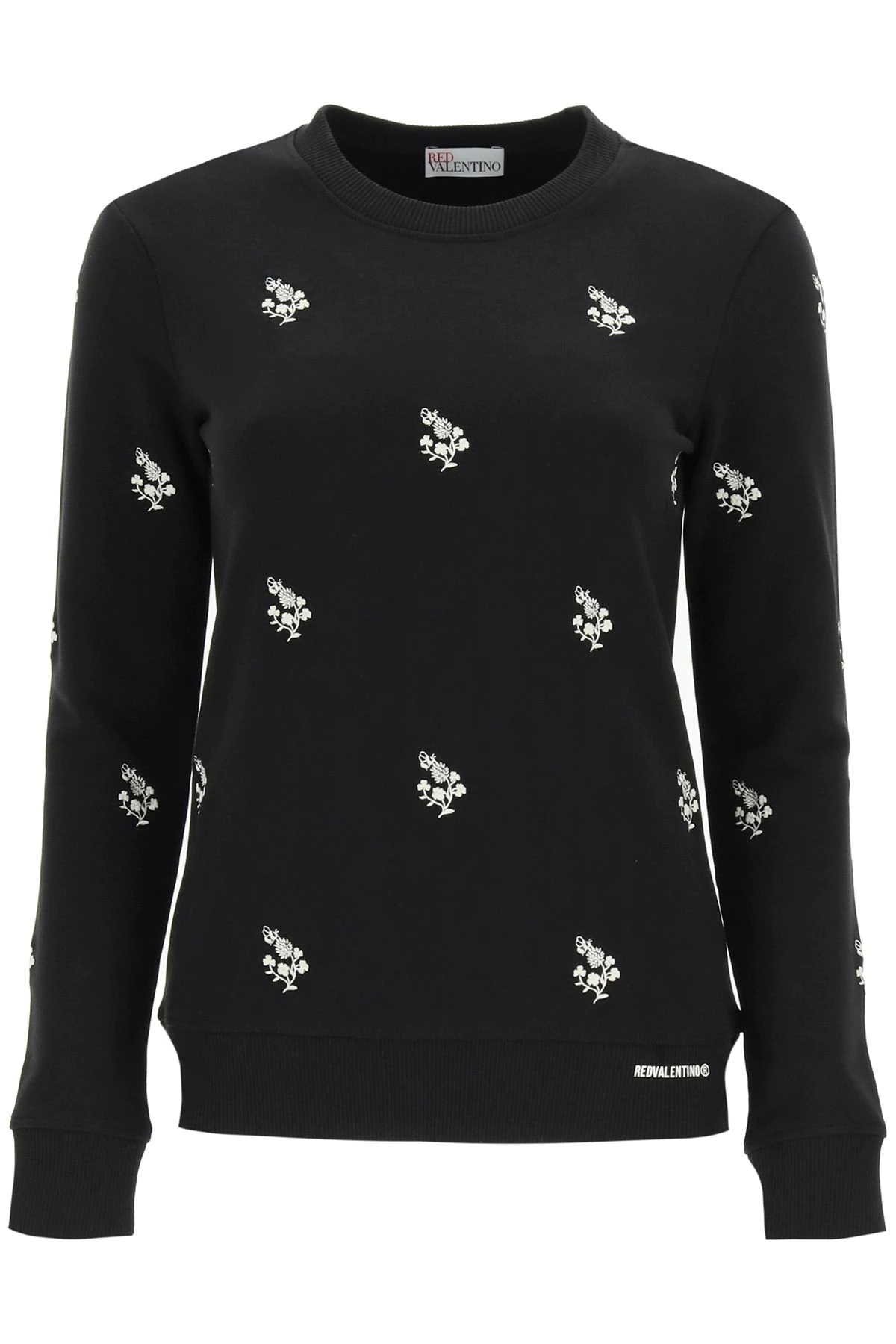 SWEATSHIRT WITH CLOVER EMBROIDERY - 1