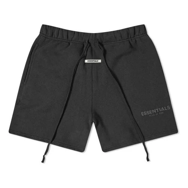 Fear of God Essentials SS20 Fleece Shorts Dark Slate Stretch Limo Black FOG-SS20-284 - 1
