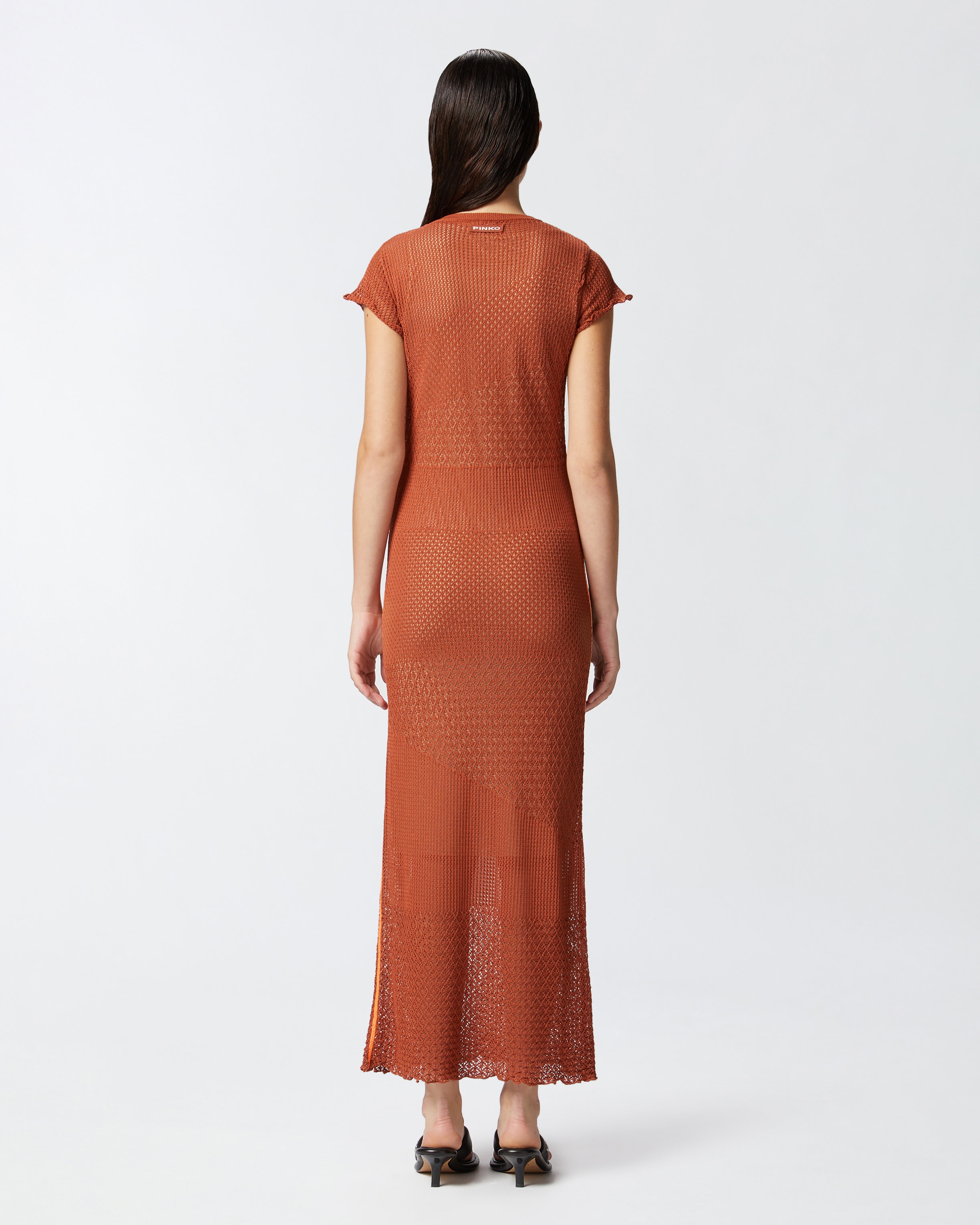 LONG SUMMER DRESS WITH OPENWORK PATTERN - 4