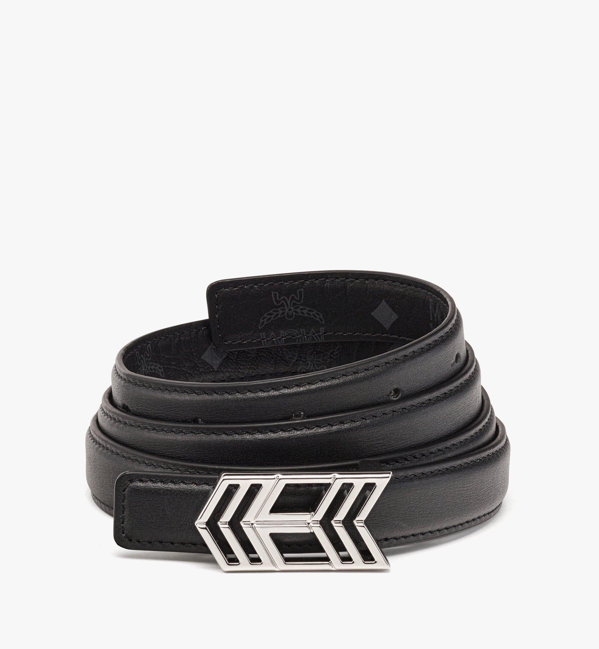 MCM Tech Reversible Belt in Embossed Leather - 2