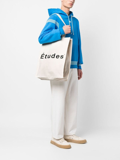 Étude logo-print tote bag outlook