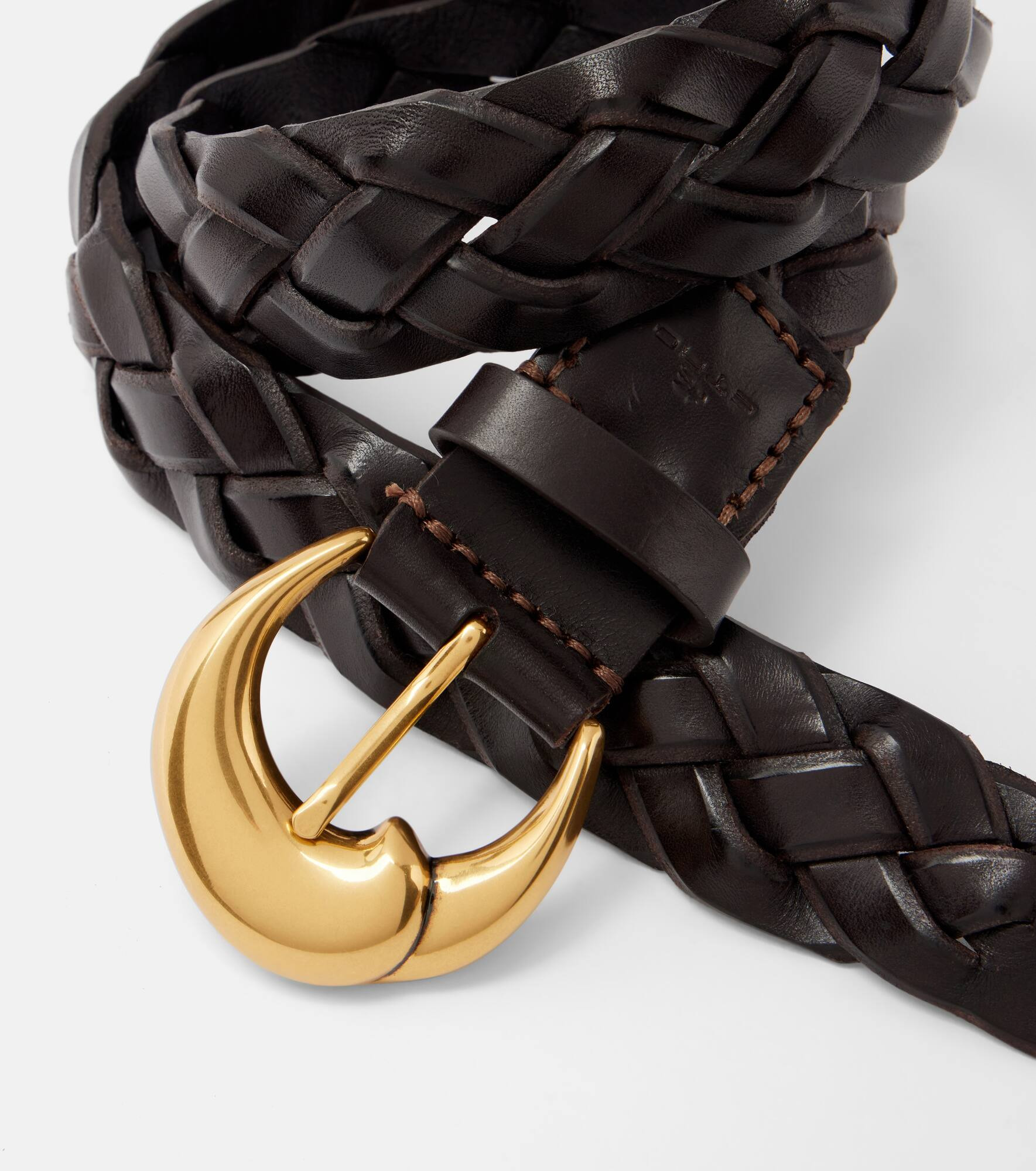 Woven leather belt - 3