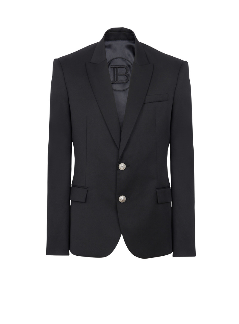 2-button wool jacket - 1