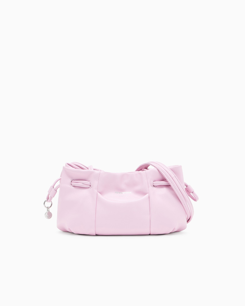 SMALL SHOULDER BAG WITH NAPPA-LEATHER DRAWSTRING 1