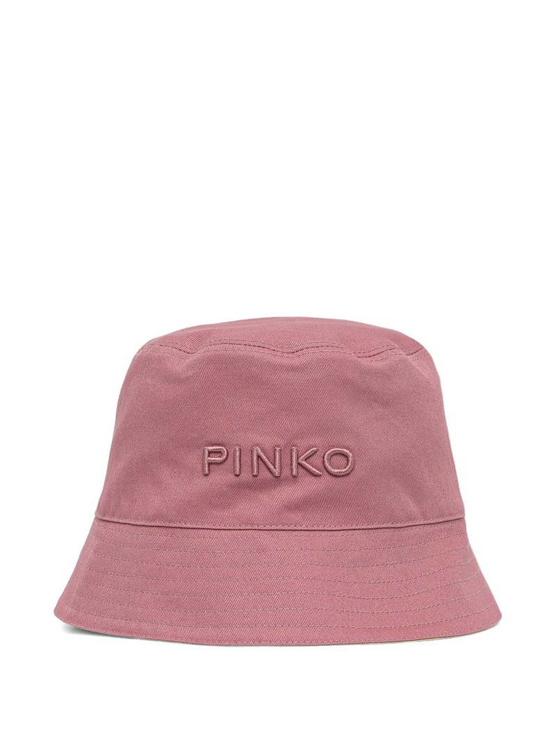 embroidered-logo bucket hat 1