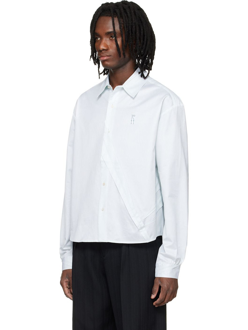 Kiko Kostadinov Blue Ohne K-Dart Shirt outlook