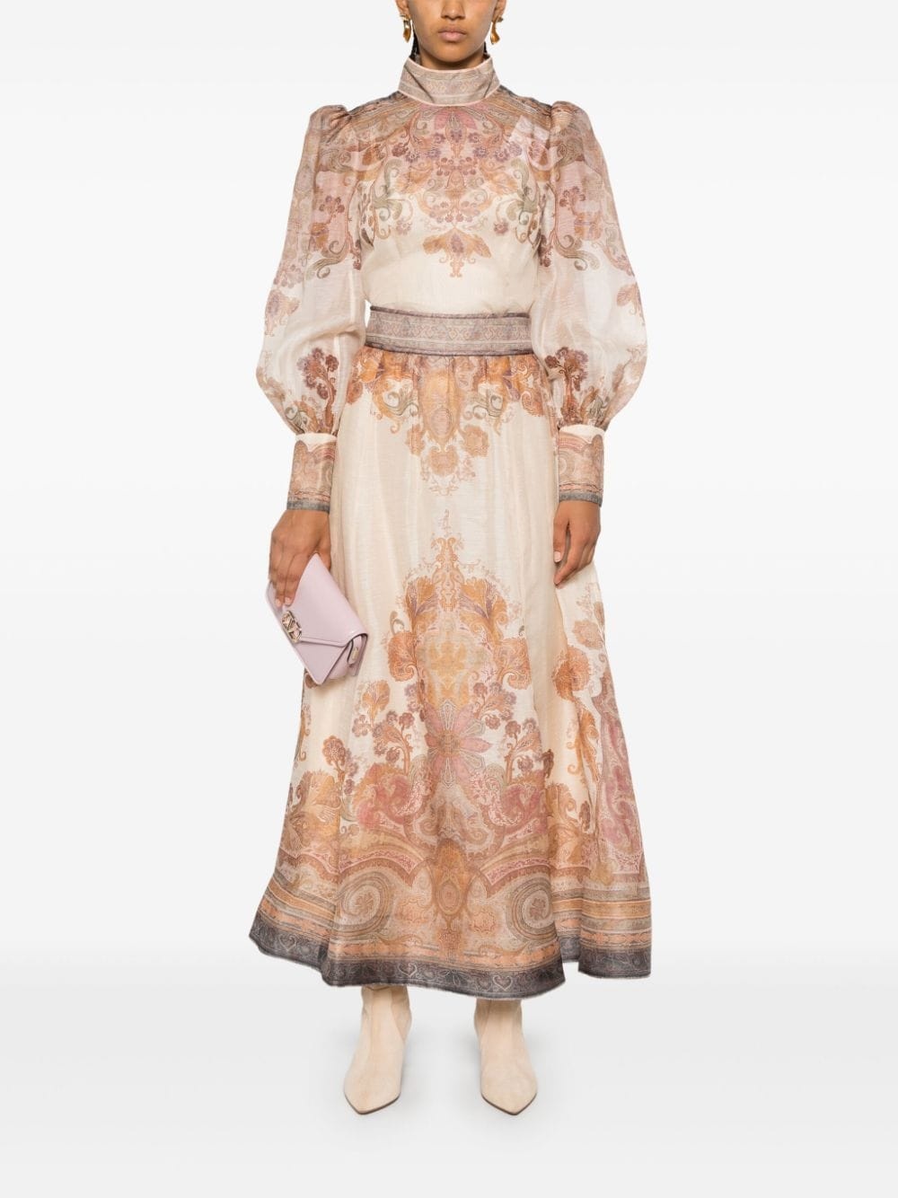 Illustration midi skirt - 2