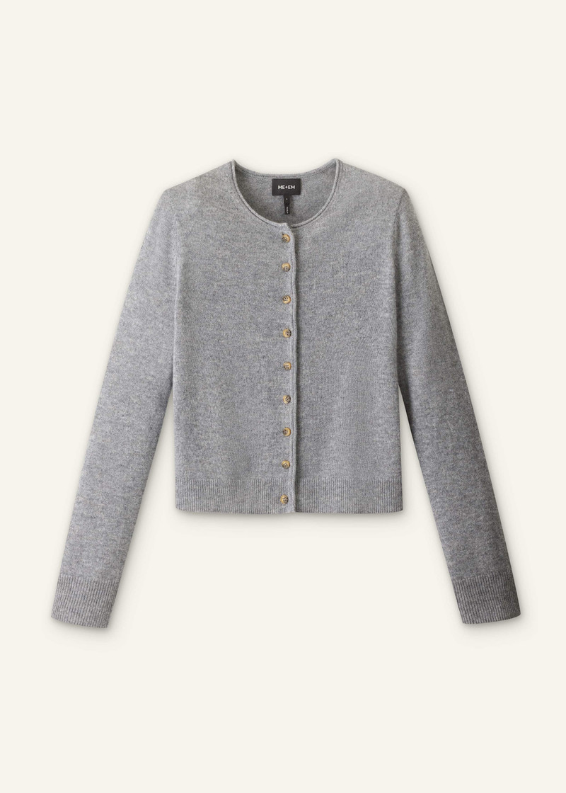 Roll Trim Cardigan - 1