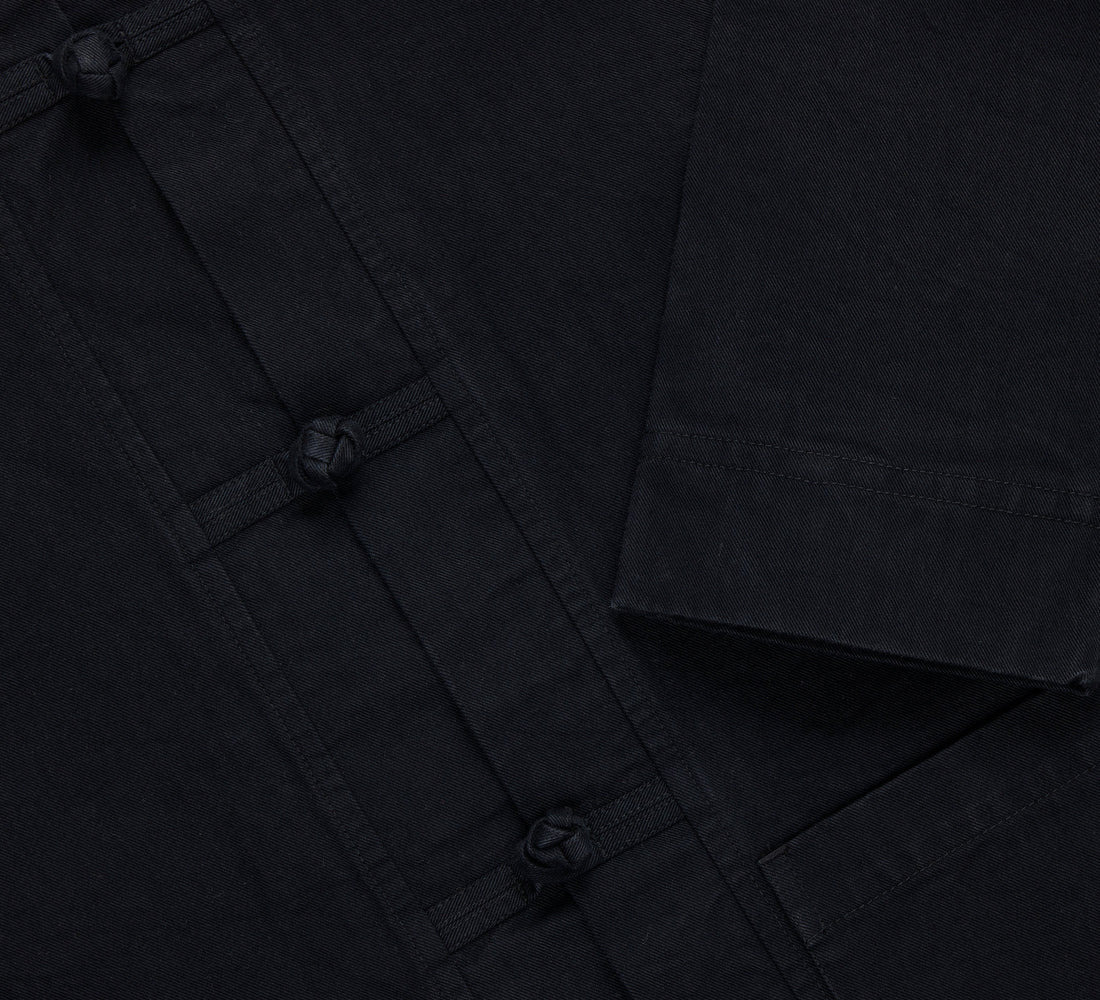 Kung Fu Jacket - Black Twill - 4