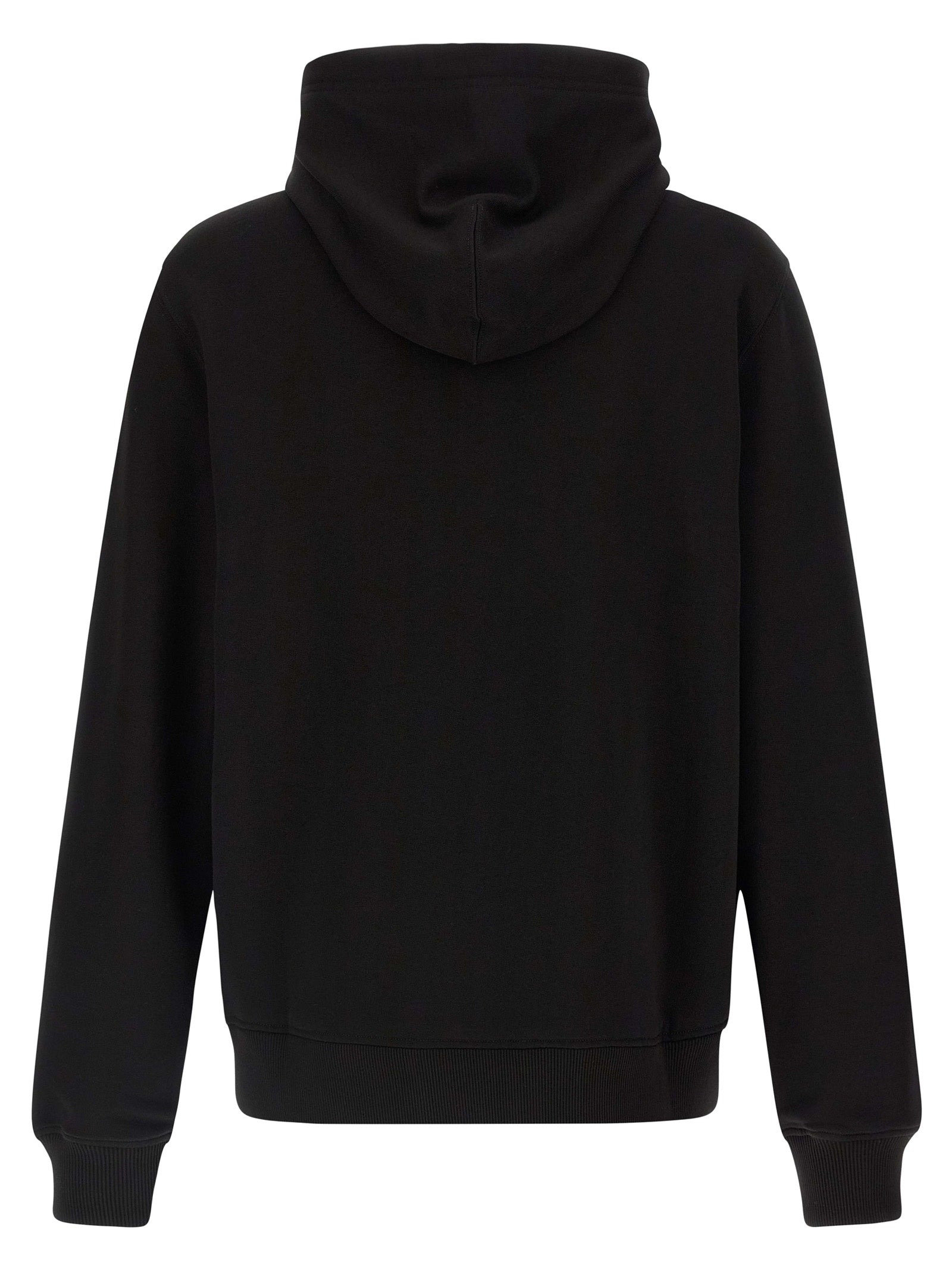 Heraldic Patch Hoodie Sweatshirt Black - 2