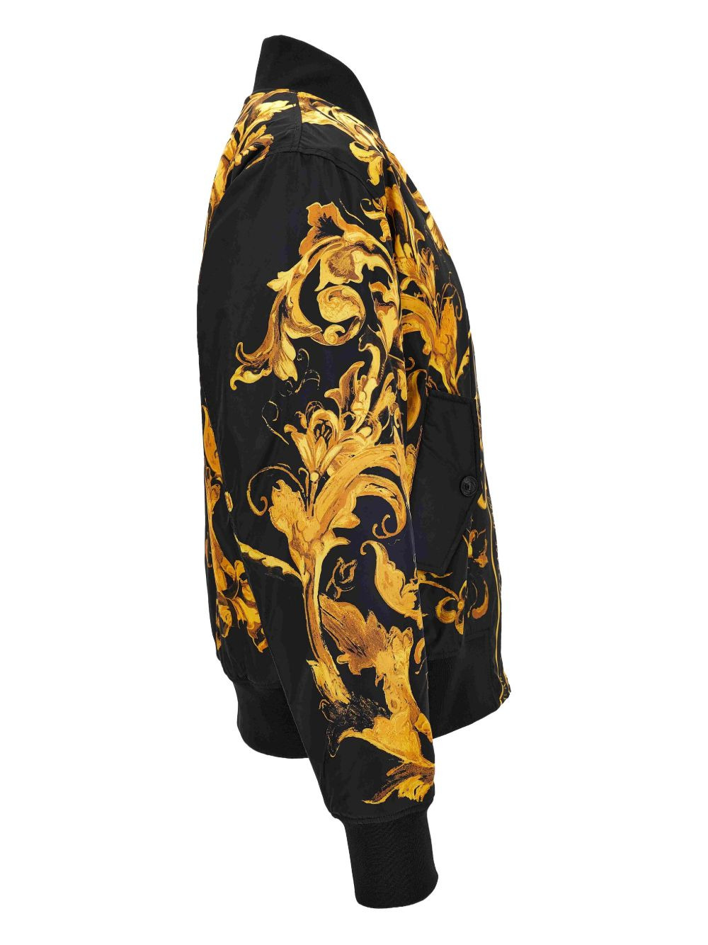 baroque-print bomber jacket - 3