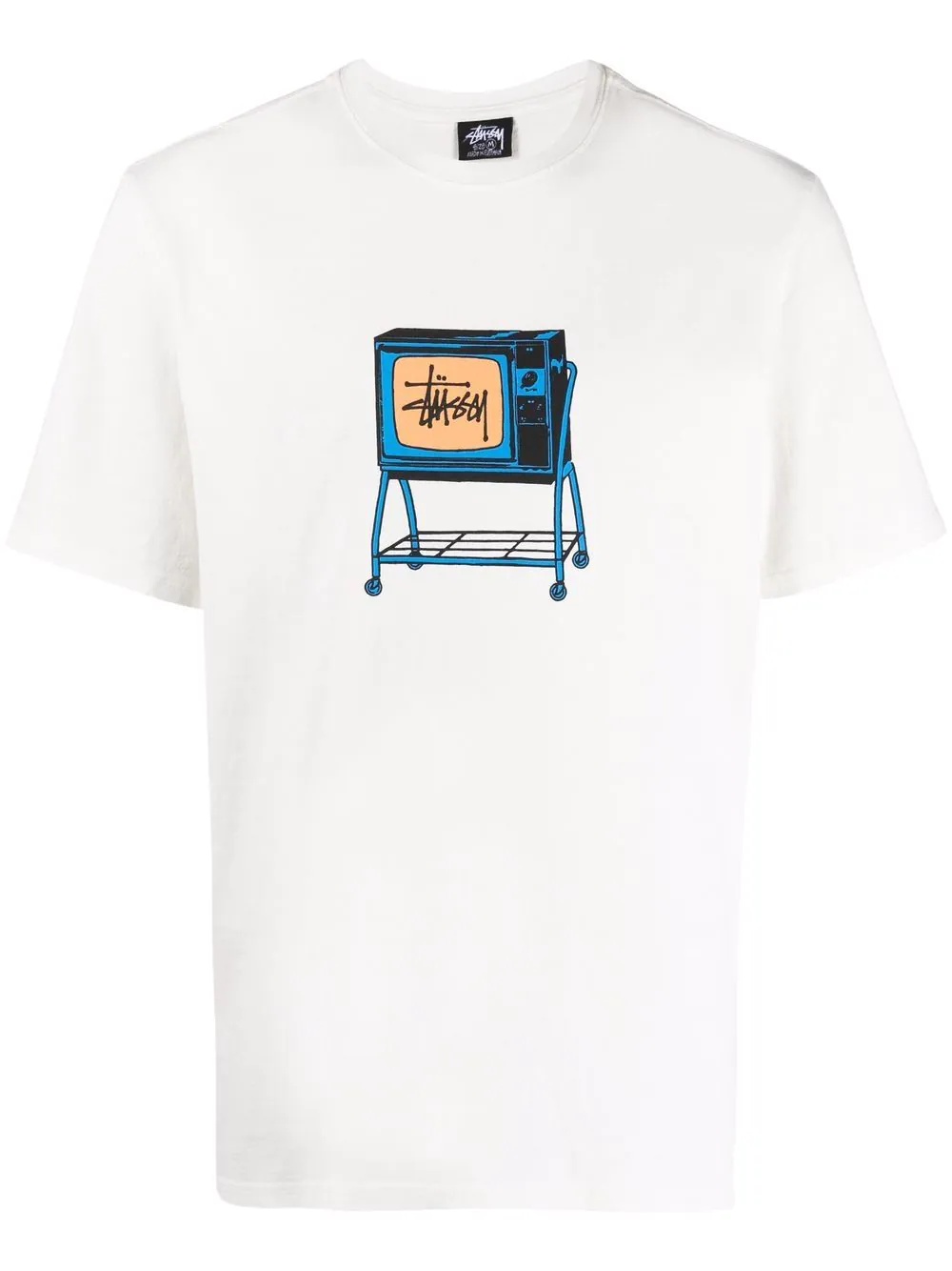 Rolling TV print T-shirt - 1