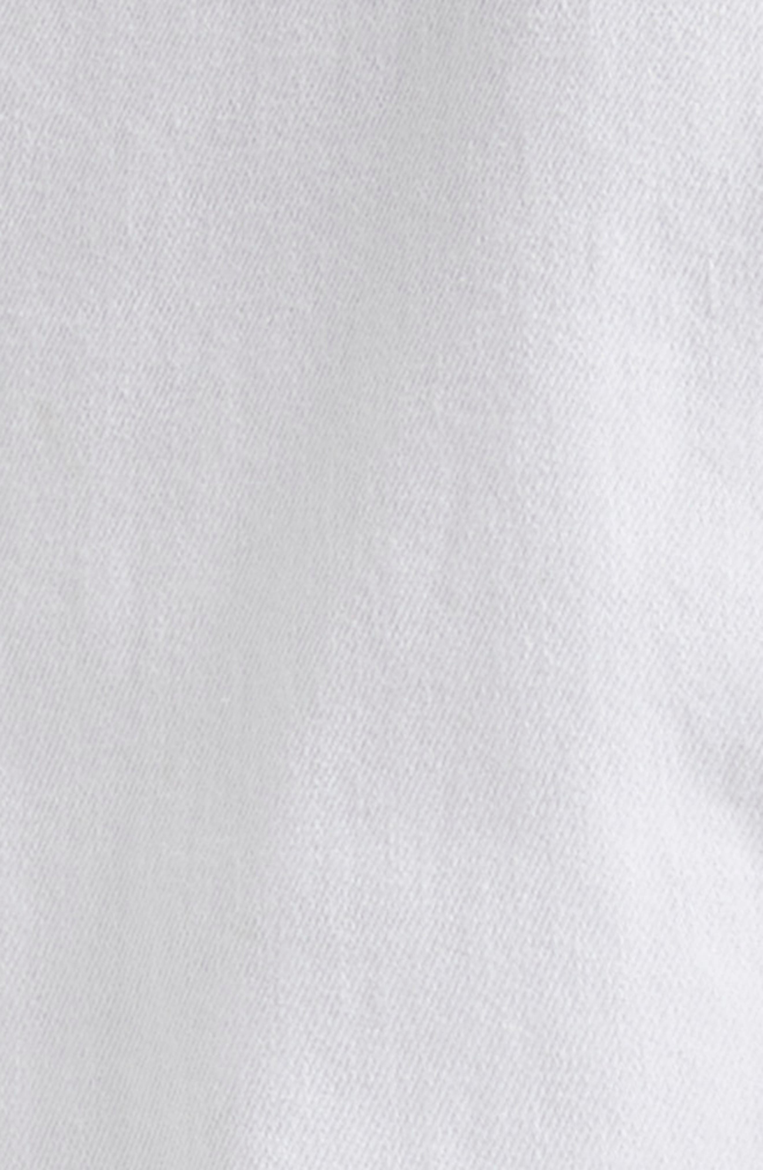 L'AGENCE Baldwin Cotton Denim Blazer Jacket in Blanc at Nordstrom - 6