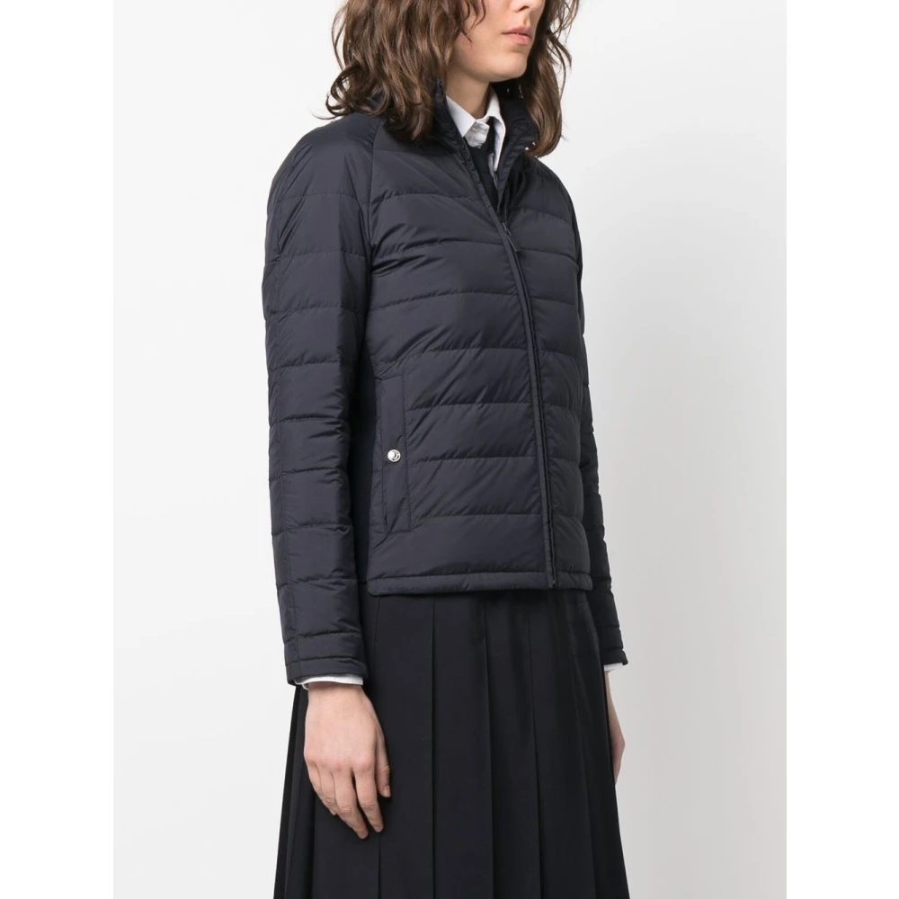 ダウンジャケット THOM BROWNE Midnight Blue Polyester Down Jacket Thom Browne Midnight Blue Polyester Down Jacket – LOZURI®