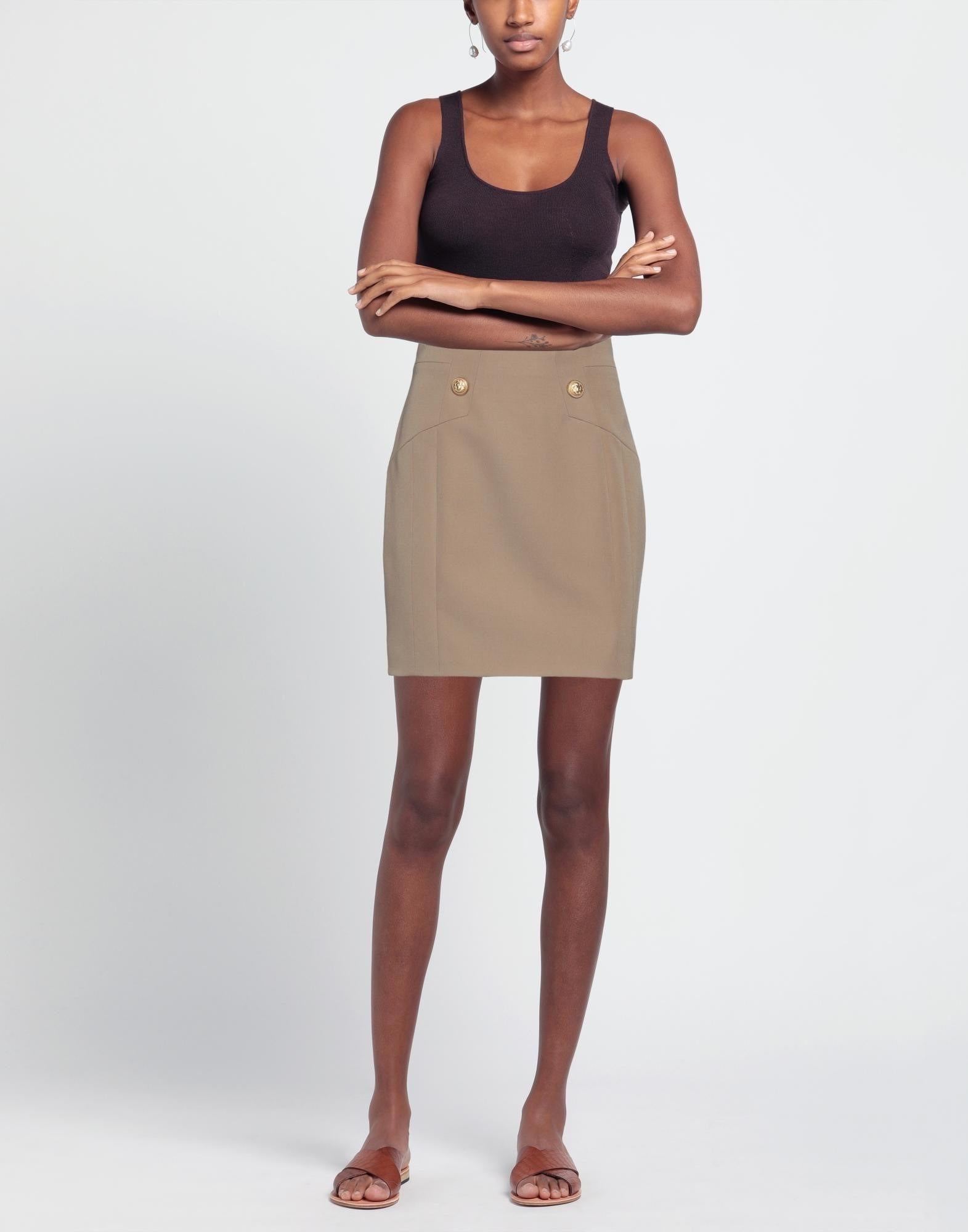 Light brown Women's Mini Skirt - 2