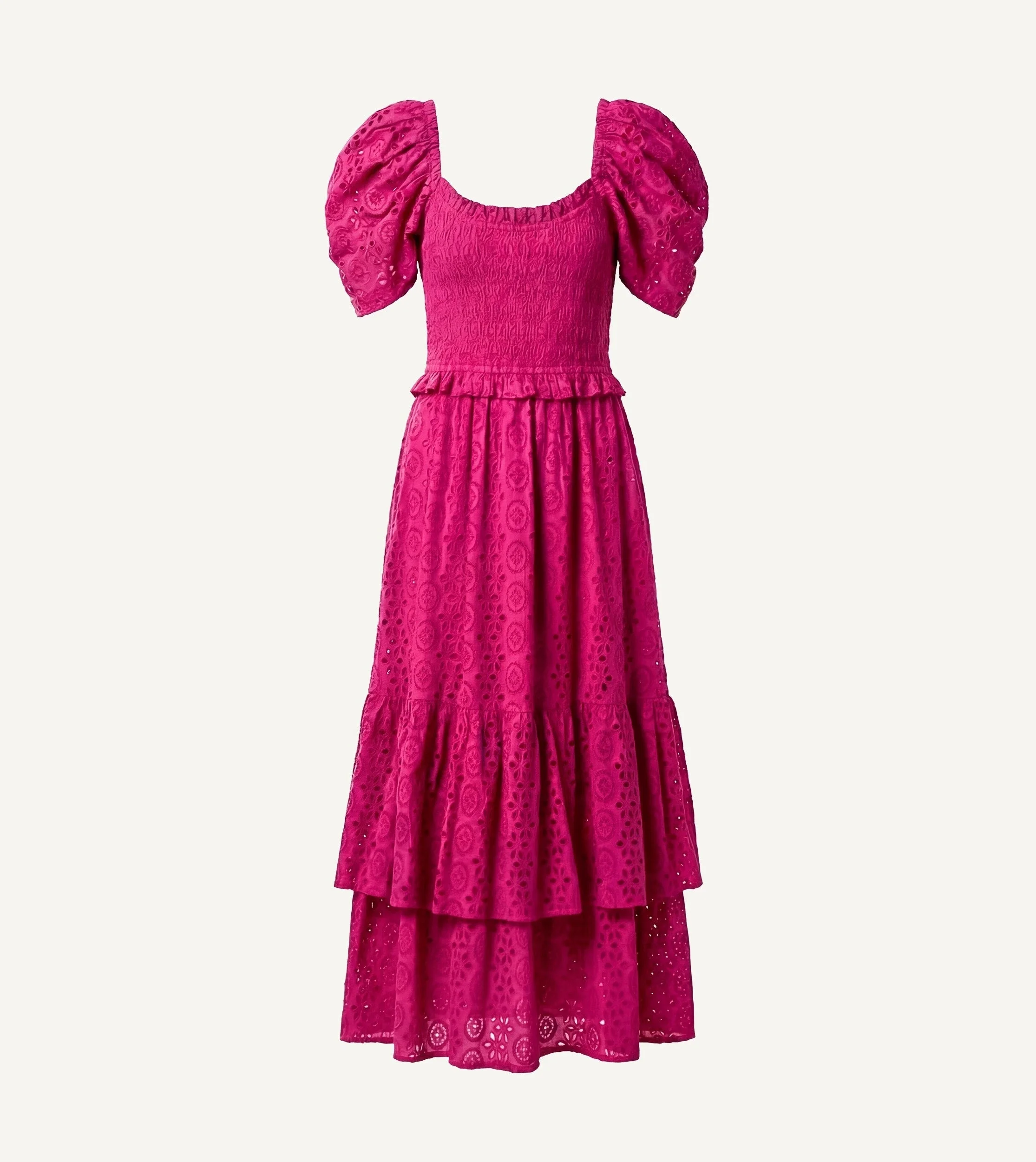 FAY MAXI DRESS | FUSCHIA RED - 1