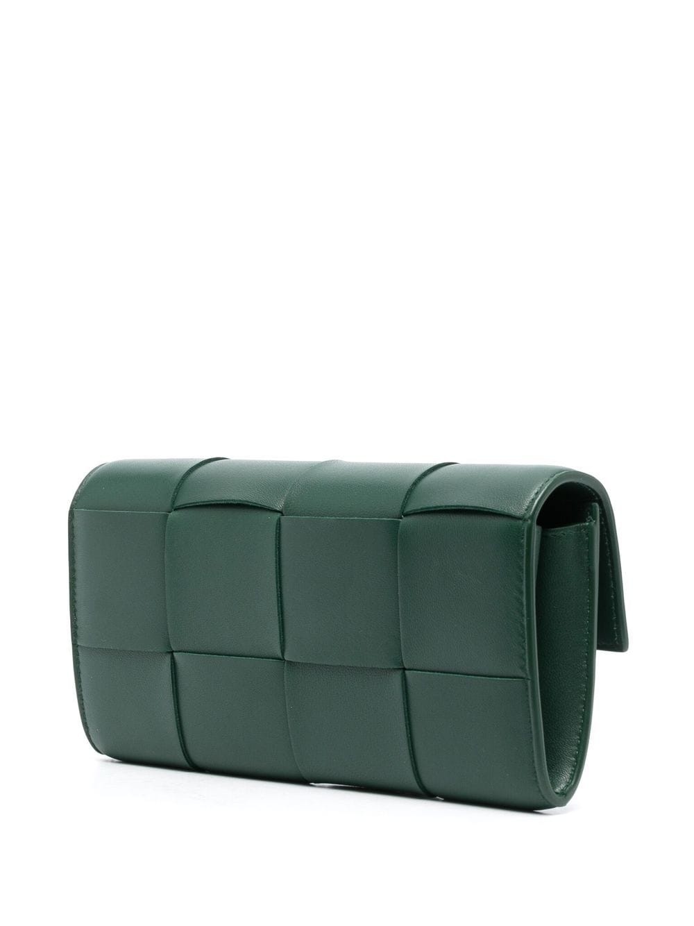 Cassette leather clutch bag - 3