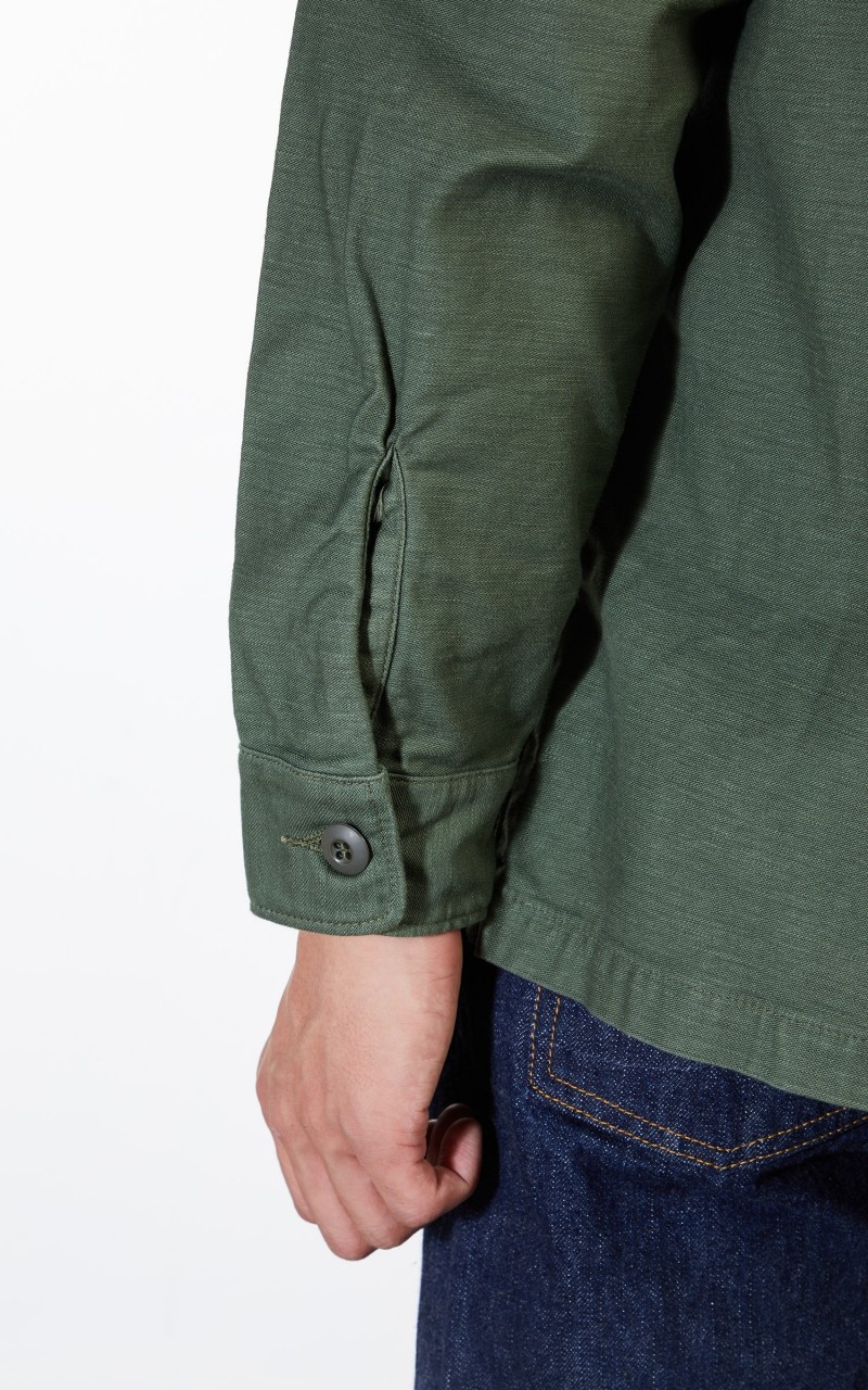 US ARMY FATIGUE SHIRT ARMY GREEN - 8