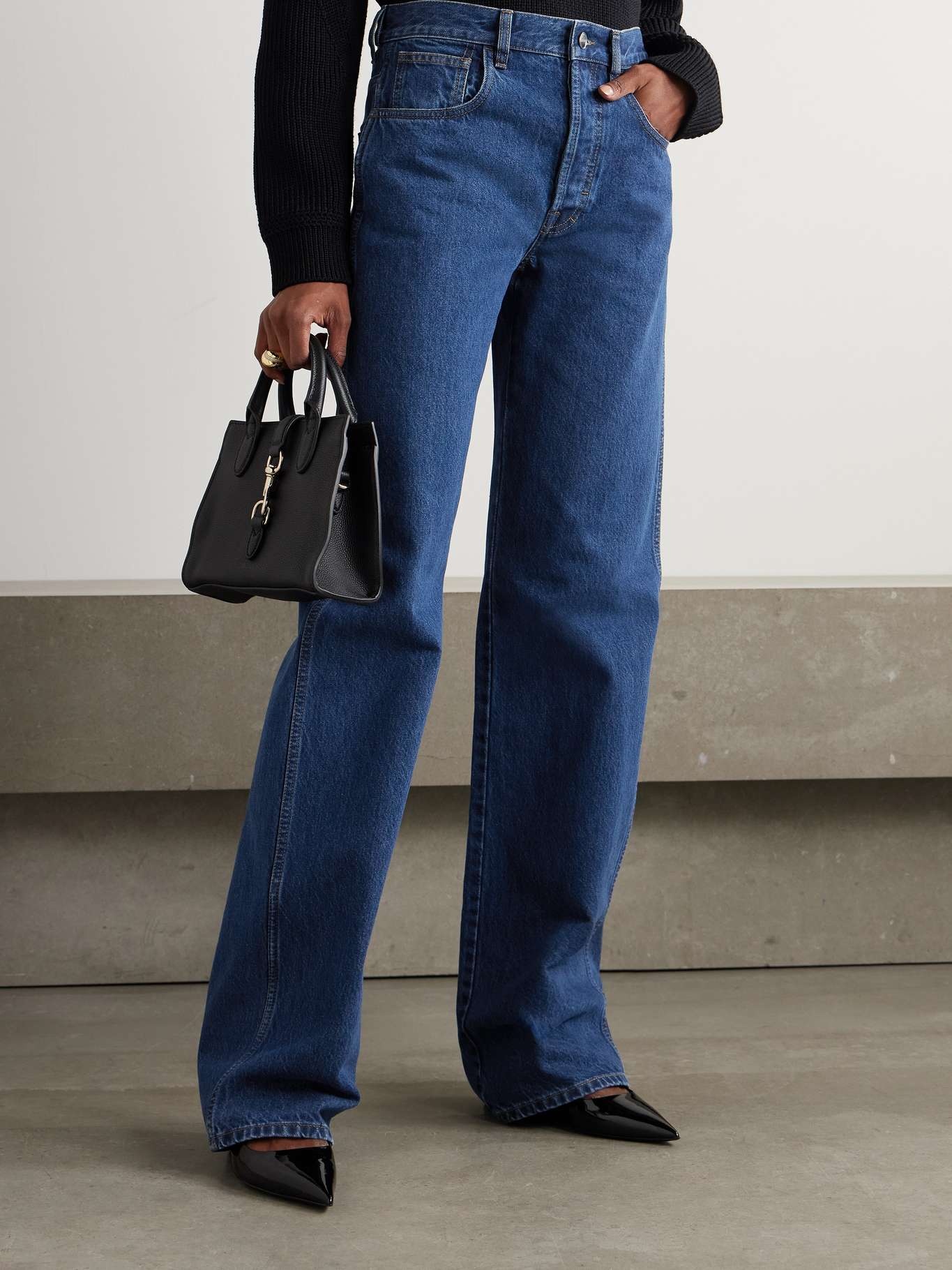 High-rise straight-leg jeans - 3