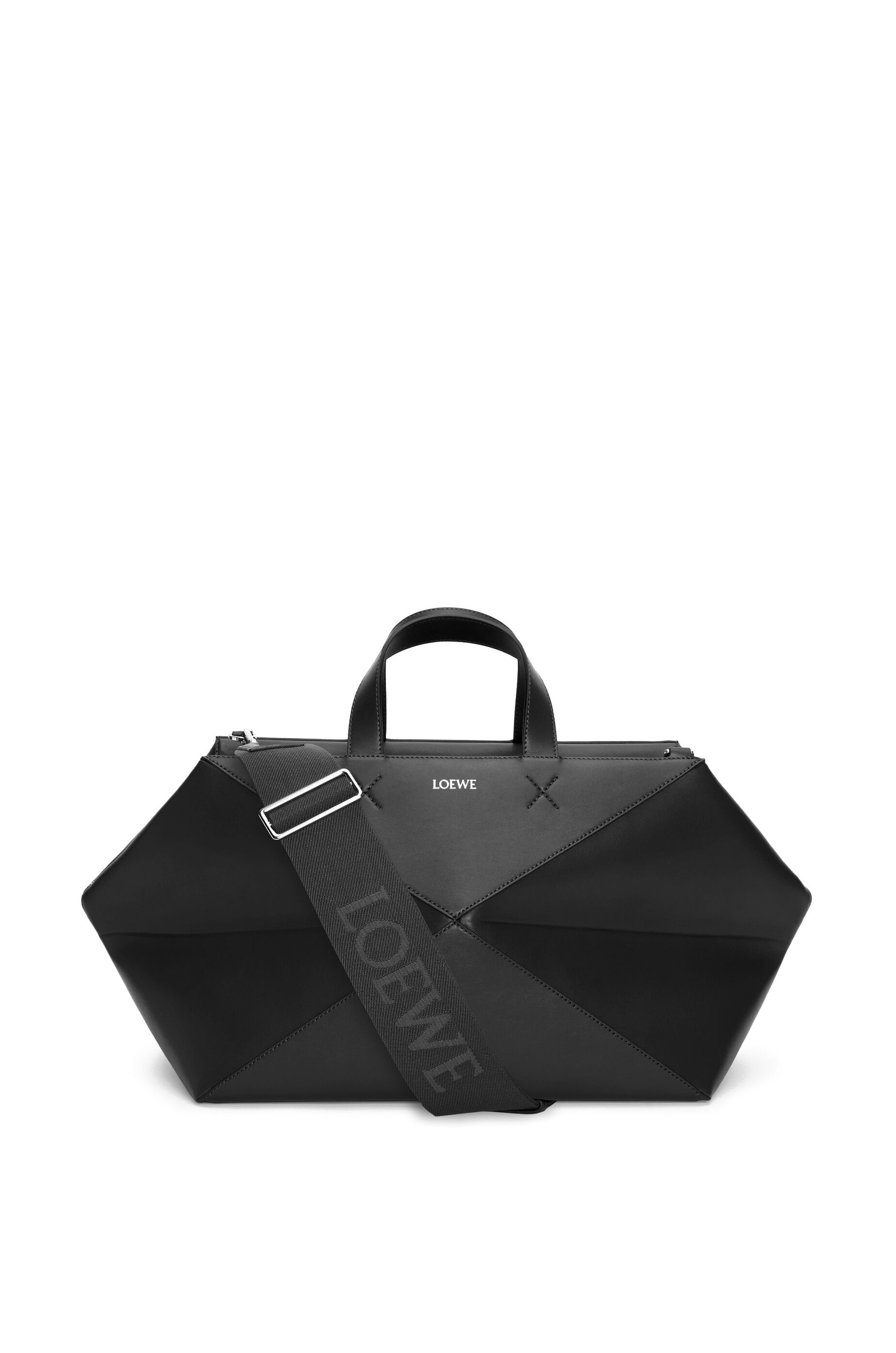 Puzzle Fold Duffle in shiny calfskin - 1