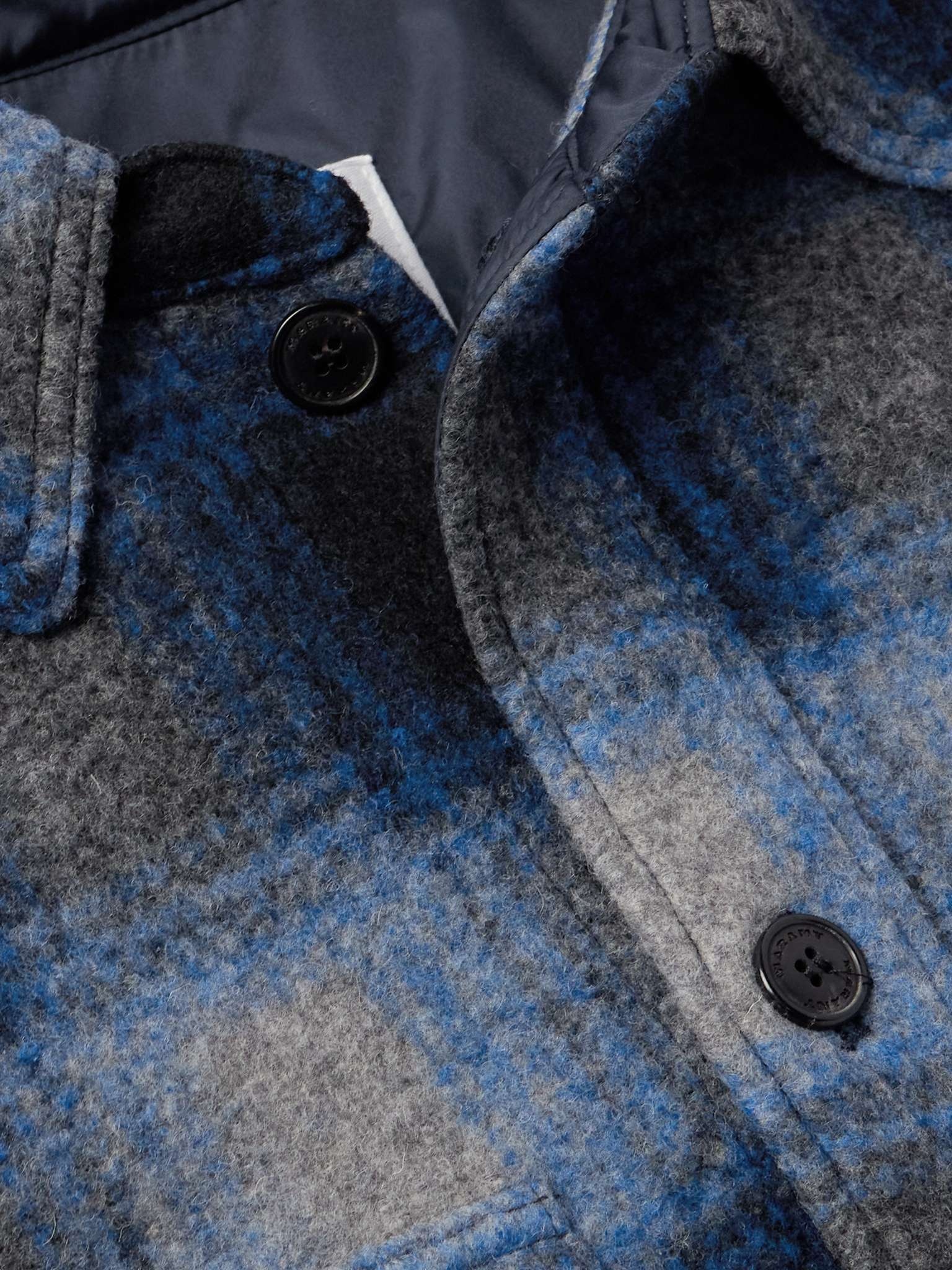 Kevron Checked Flannel Shirt Jacket - 5