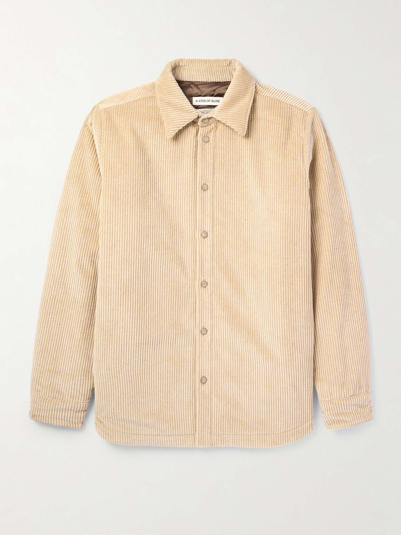 Marani Padded Cotton-Corduroy Overshirt - 1