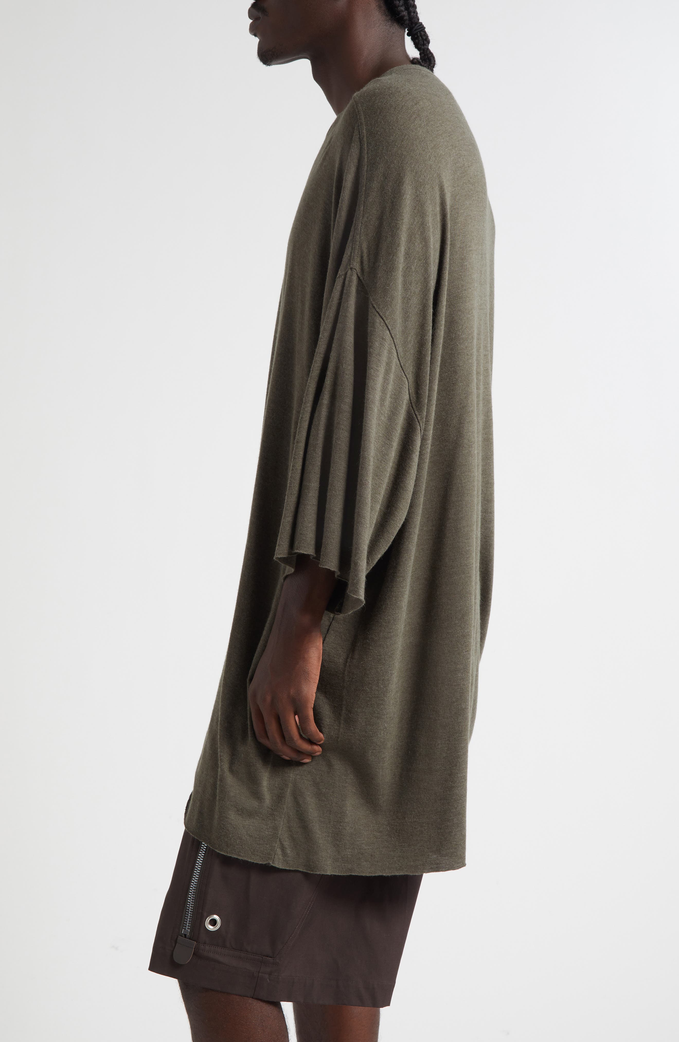 Rick Owens Tommy Oversize T-Shirt in Bosco at Nordstrom - 4