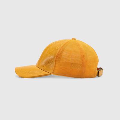 GUCCI GG embossed baseball hat outlook