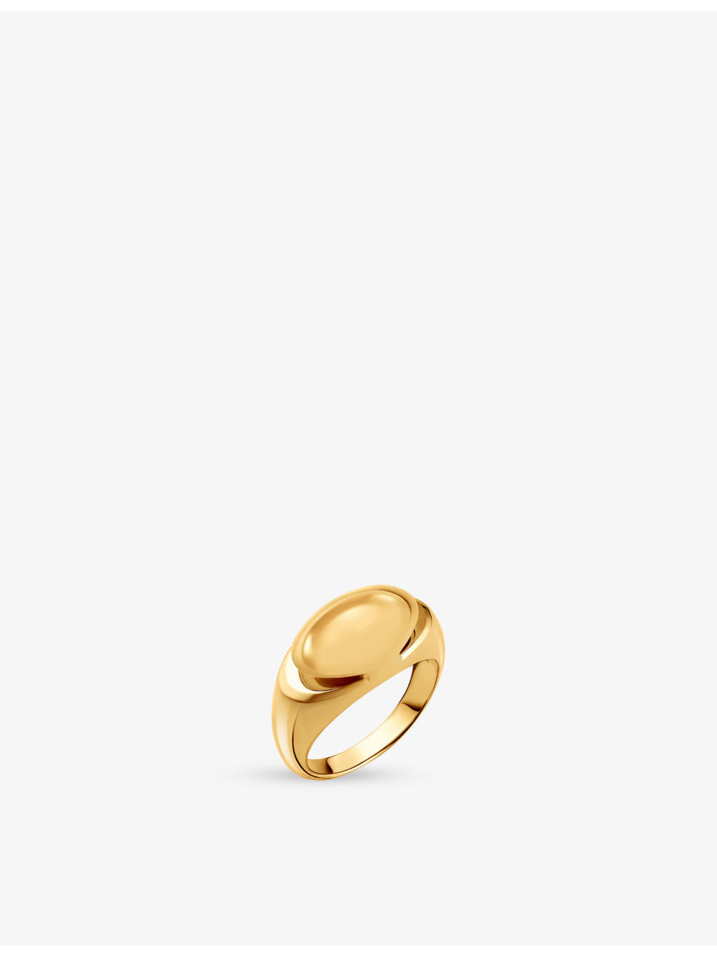 Cabochon 18ct yellow-gold ring - 3