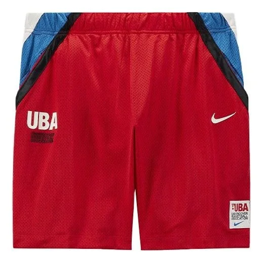 Nike Mesh Shorts Contrasting Colors Alphabet Printing Sports Basketball US Edition Red CW8012-611 - 1