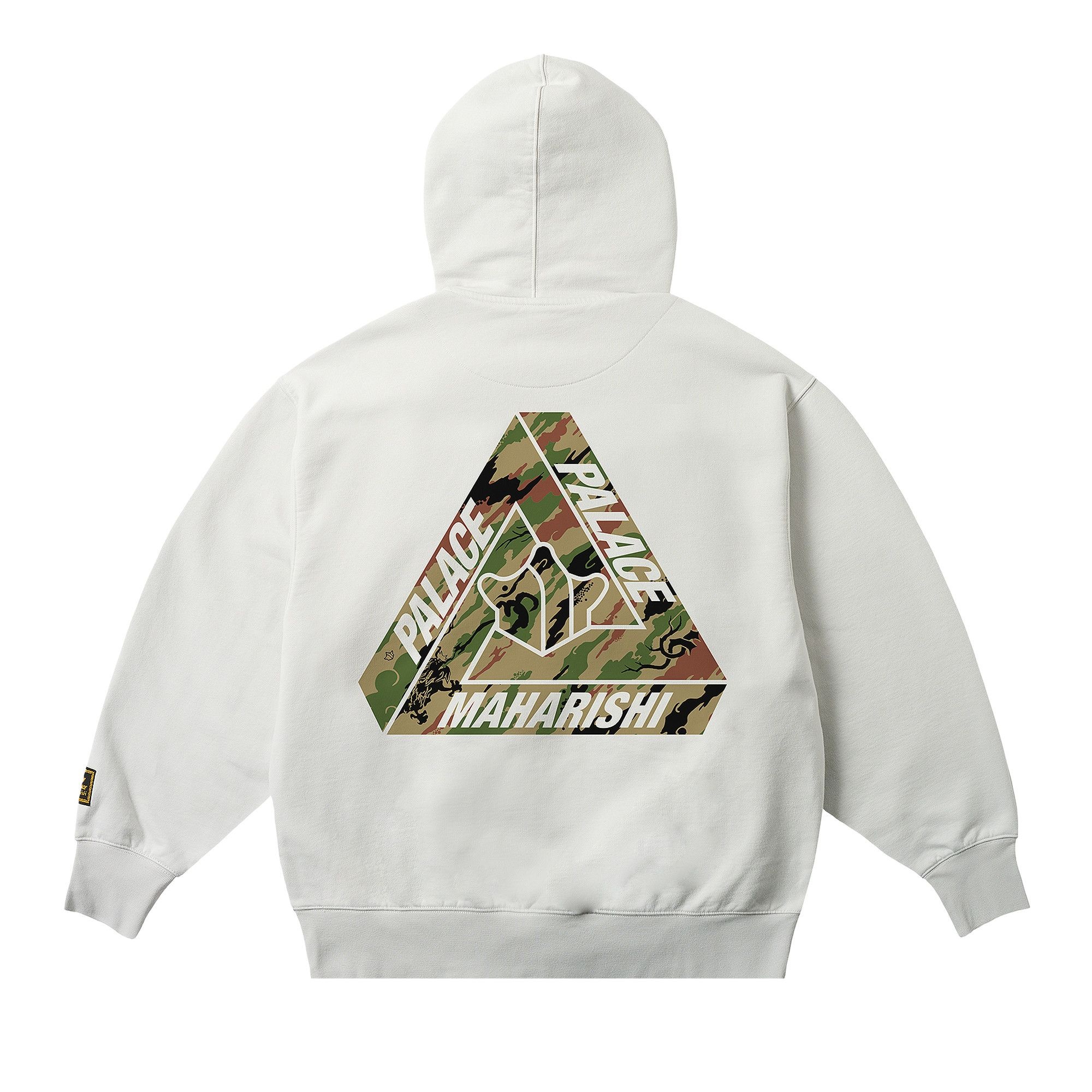Palace x Maharishi Tri-Bonsai DPM Hood 'Stone White' - 2