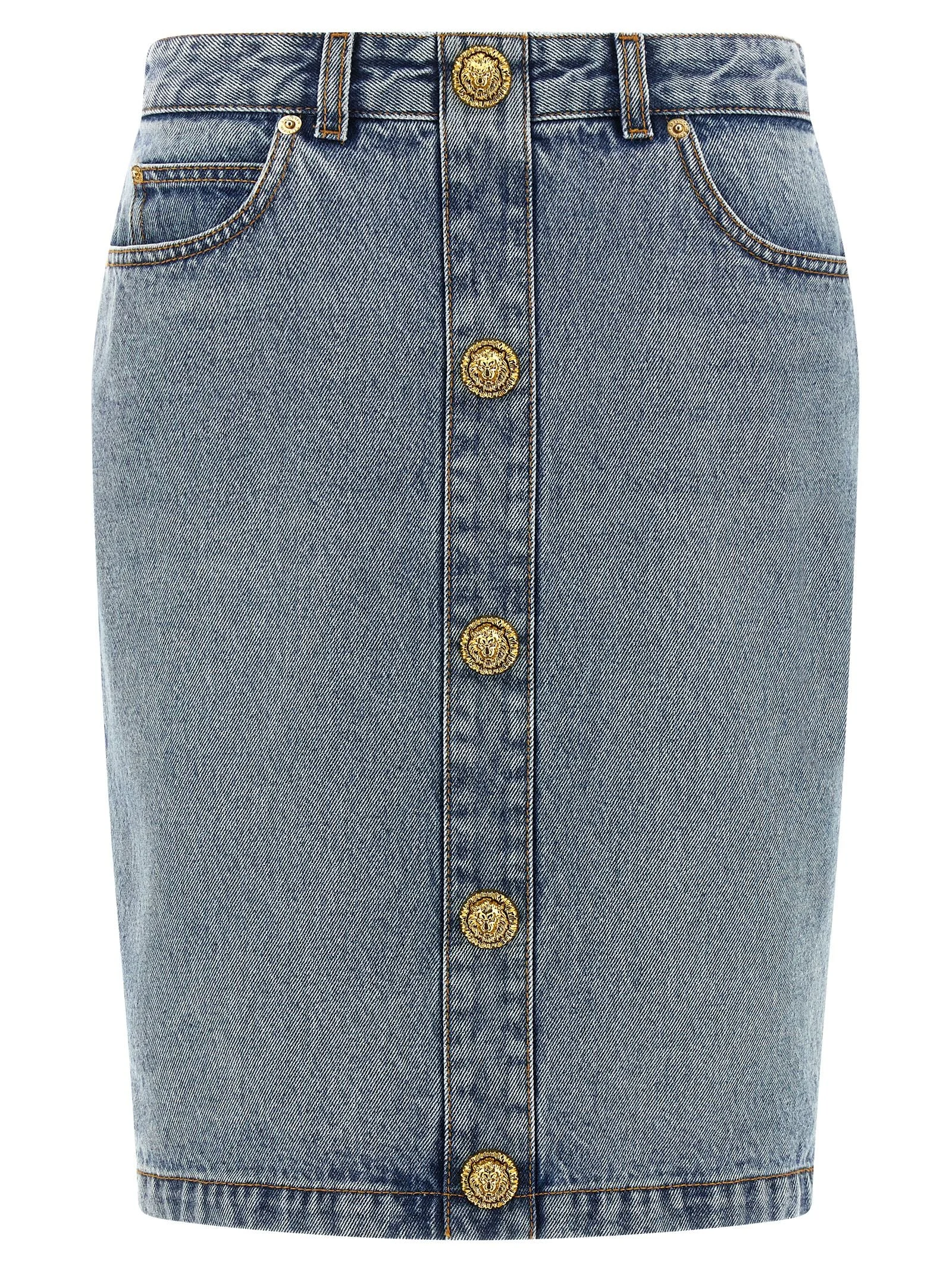 Balmain Women Denim Skirt - 1