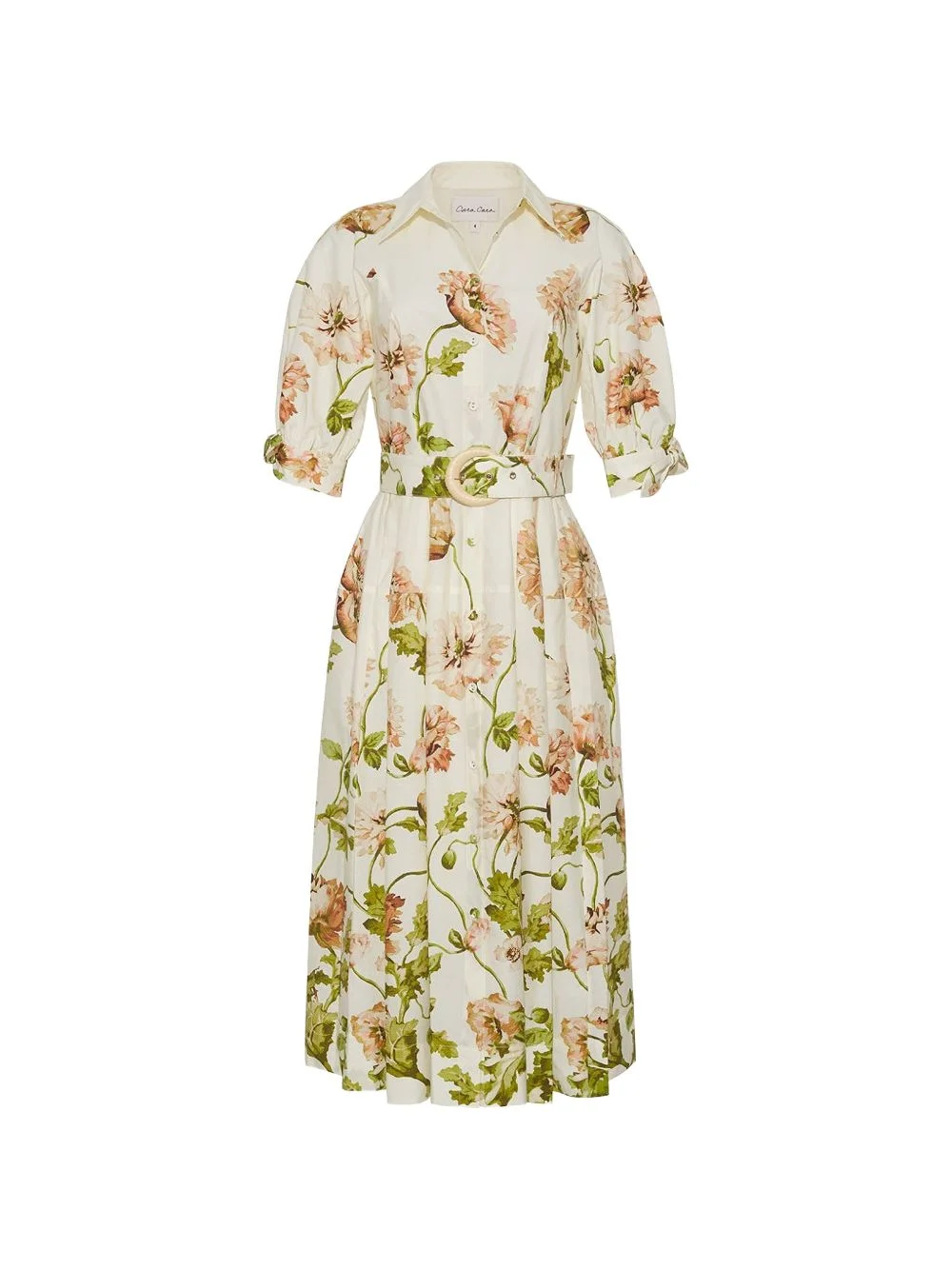 Caro belted midi dress - 1