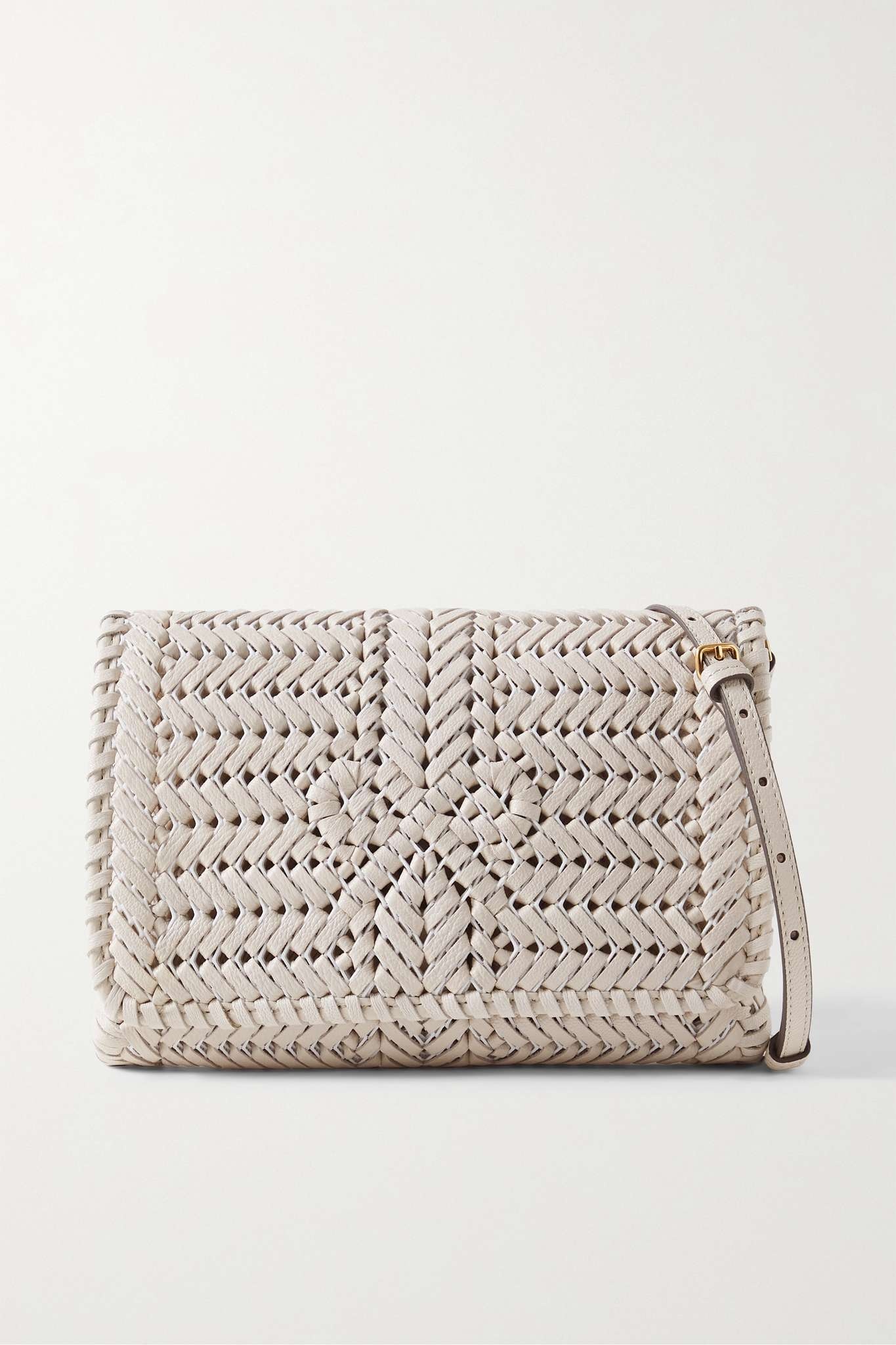 The Neeson woven leather shoulder bag - 1