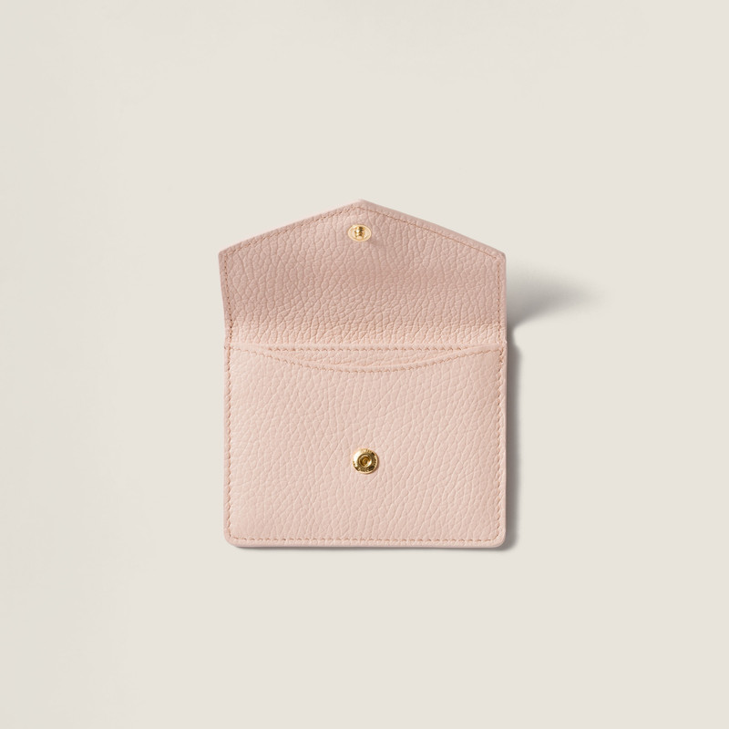Miu Miu Leather card holder outlook