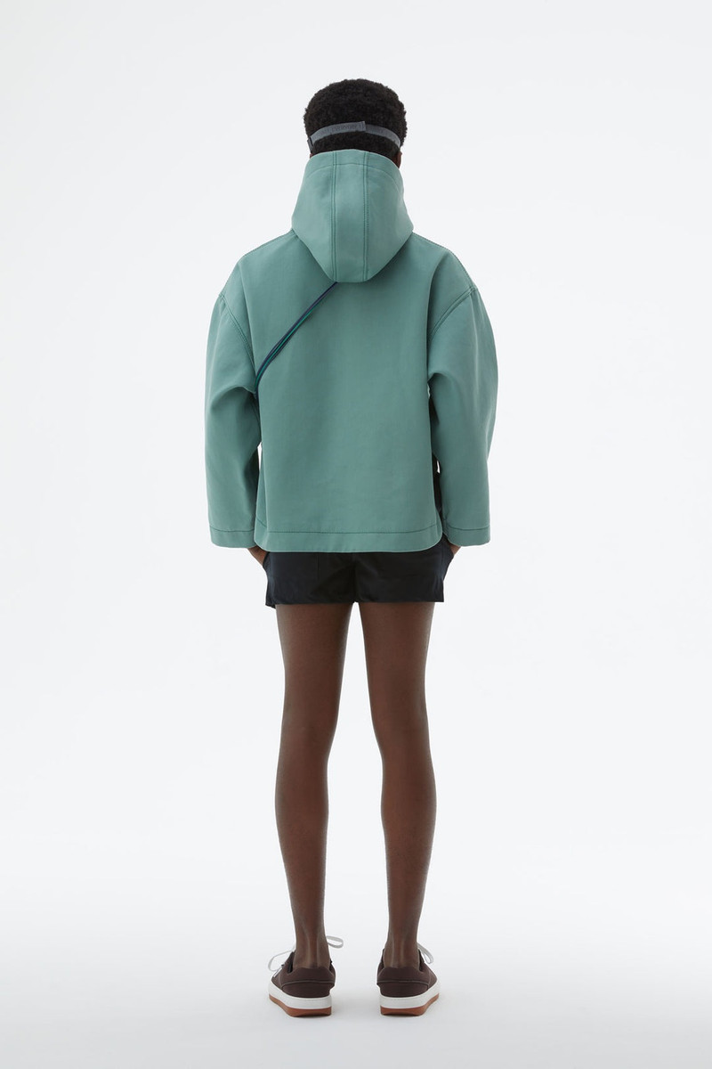 SAGE GREEN DOUBLE ANORAK JACKET 4