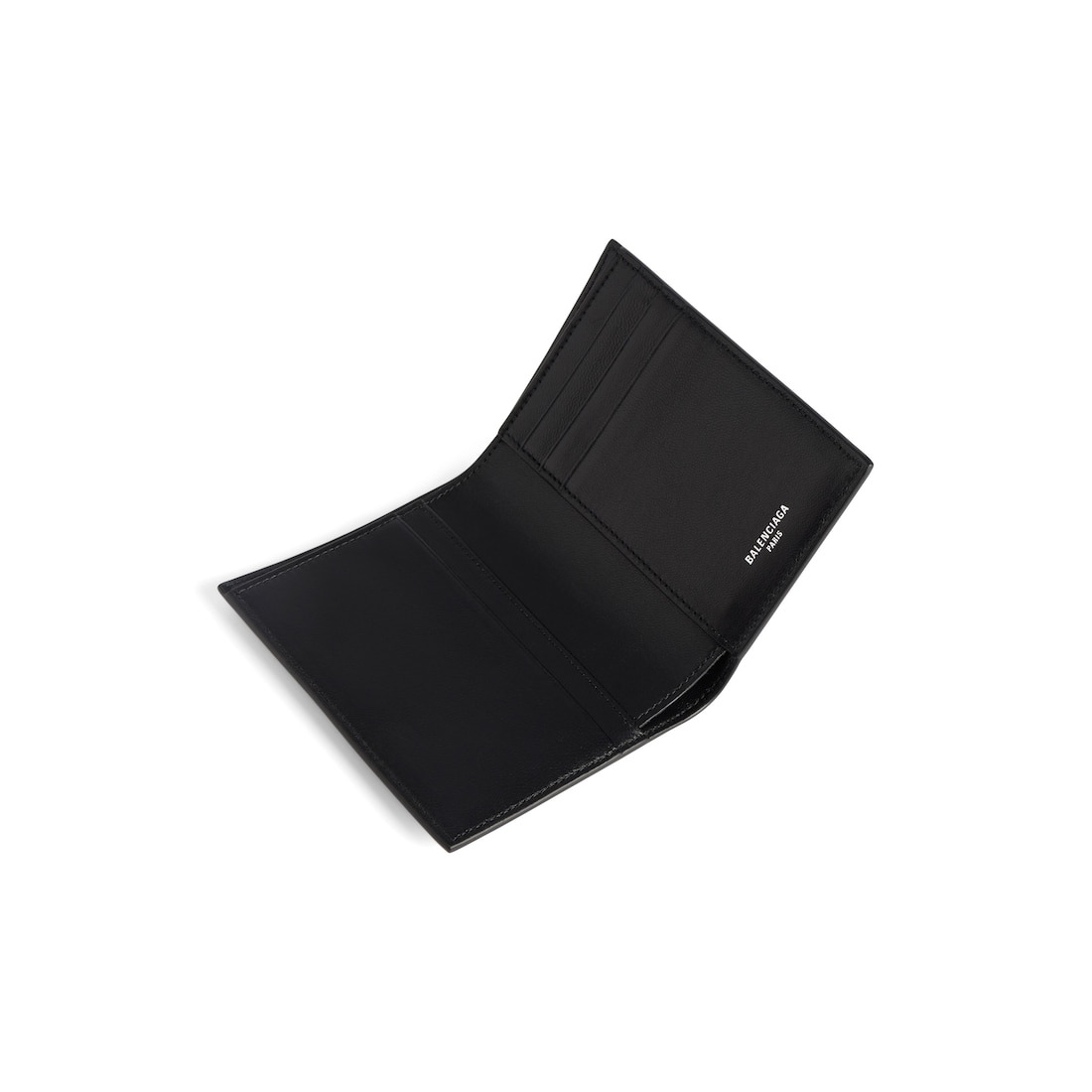 Men's Passport Vertical Bifold Wallet in Black - 3