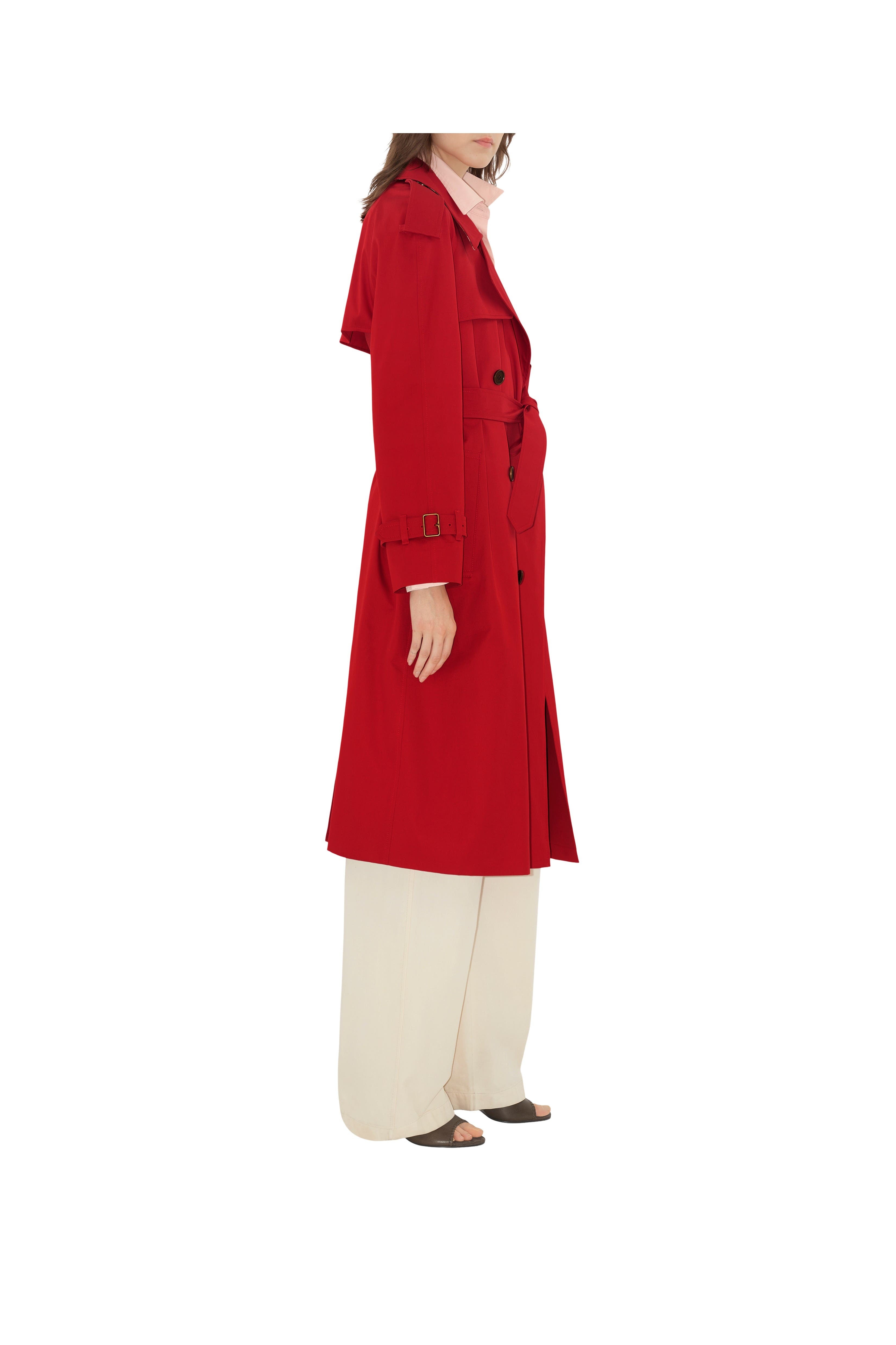 burberry Long Castleford Trench Coat in Currant at Nordstrom - 3